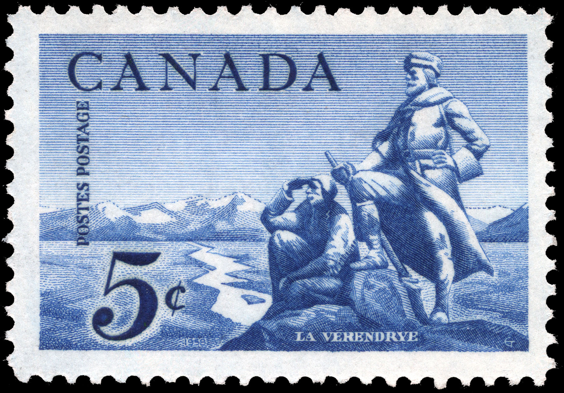 La Verendrye - Canada Postage Stamp