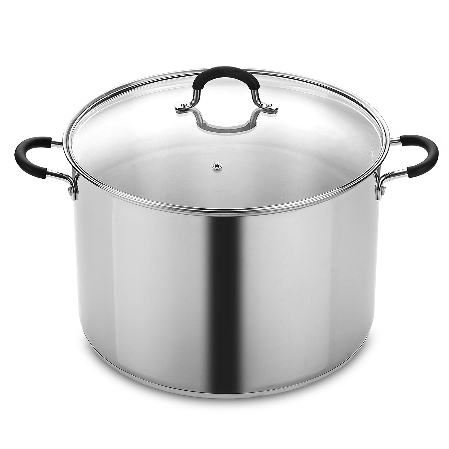 Amazon.com: Cook N Home 20 Quart Stainless Steel Stockpot and ...