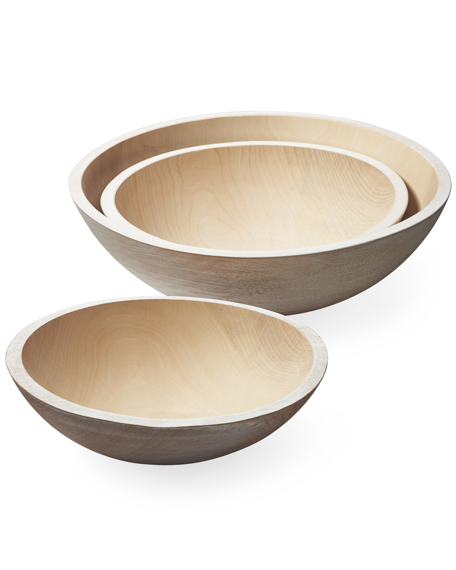 Farmhouse Pottery Wooden Peasant Bowl - Serena & Lily