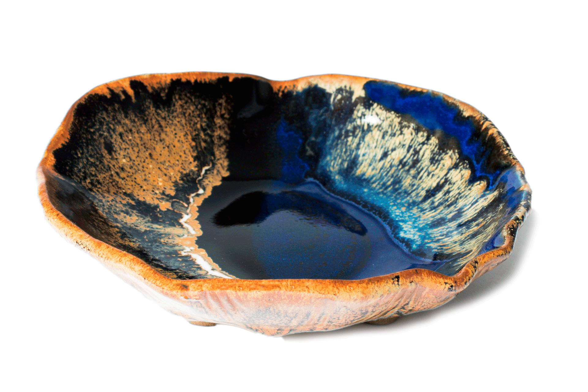 Handmade Handbuilt Pottery Bowl