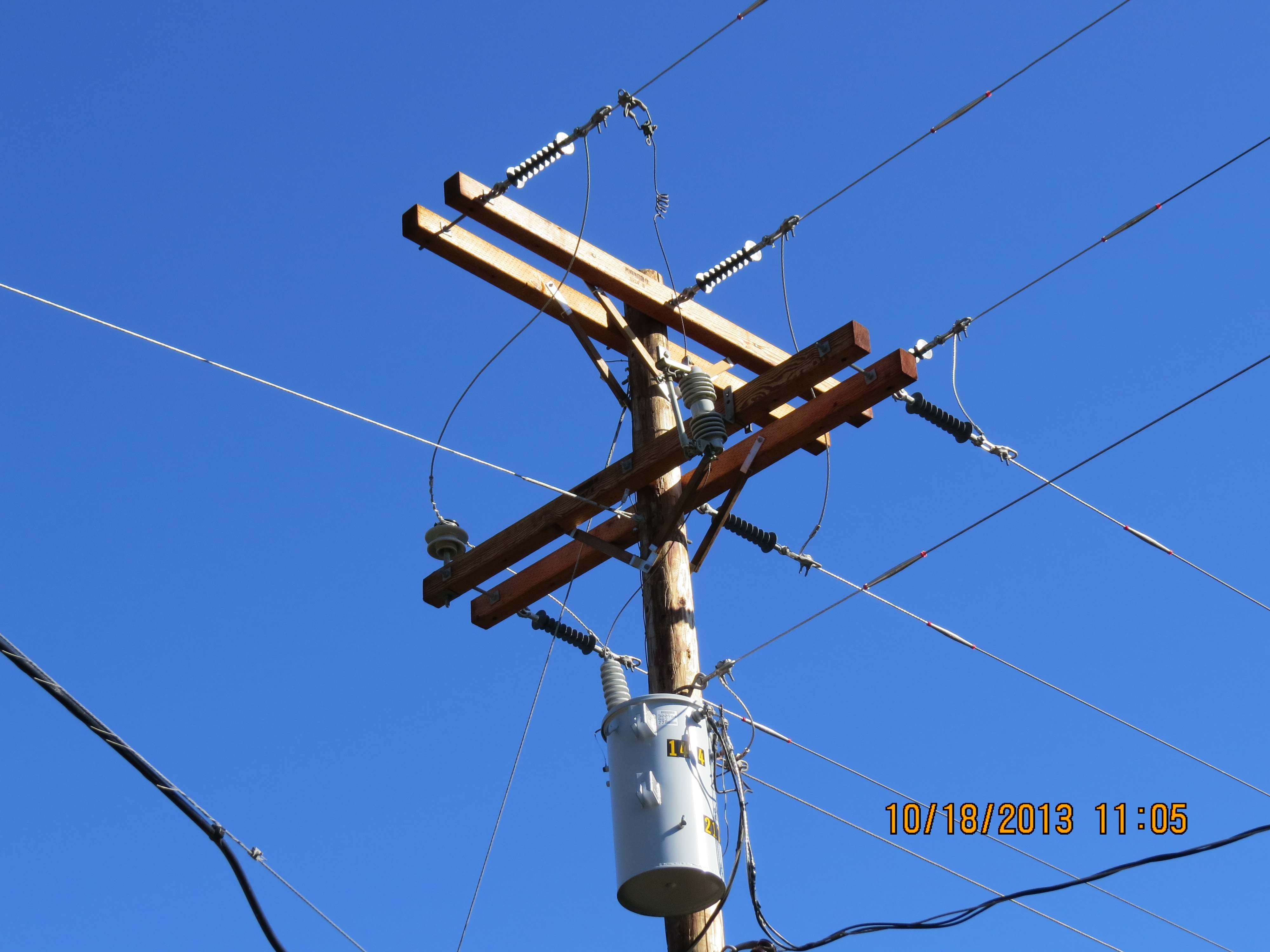 Changing out old power pole | Adventures in Natural Beekeeping