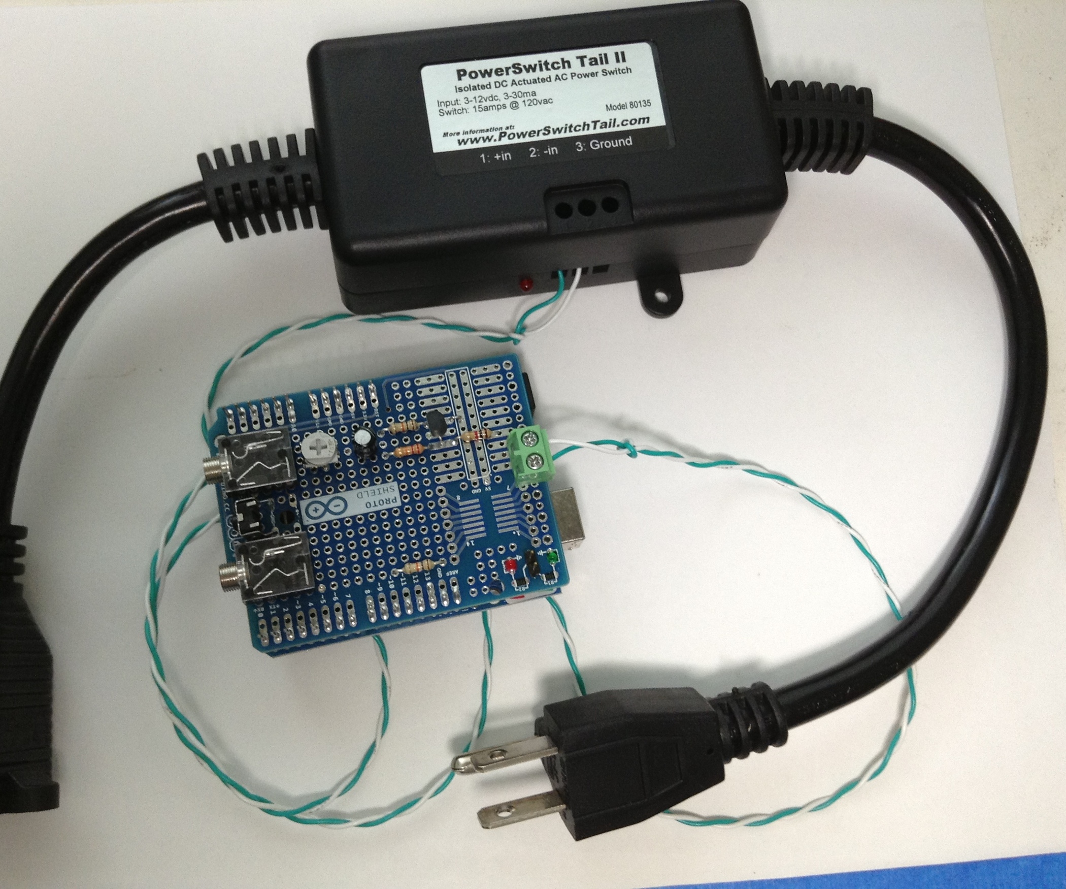Arduino Audio Triggered Power Switch