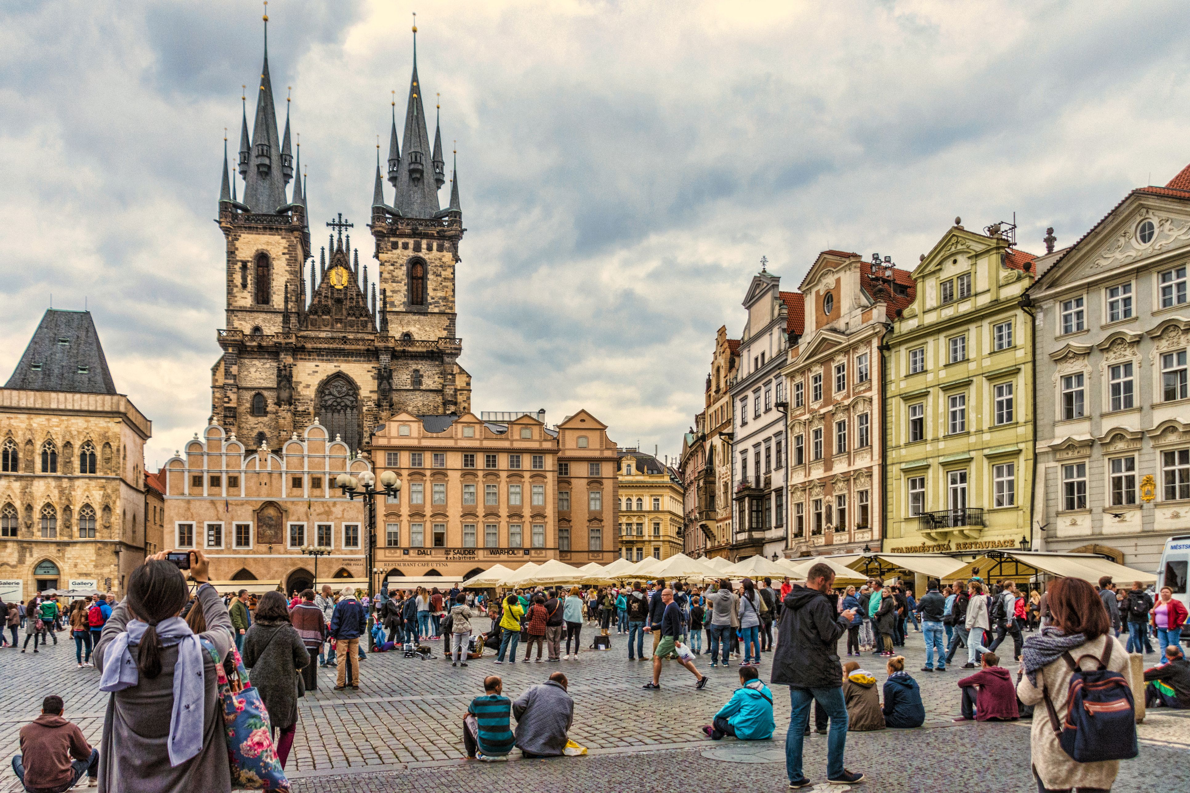 Beautiful Weather Brings Crowds to Prague in July