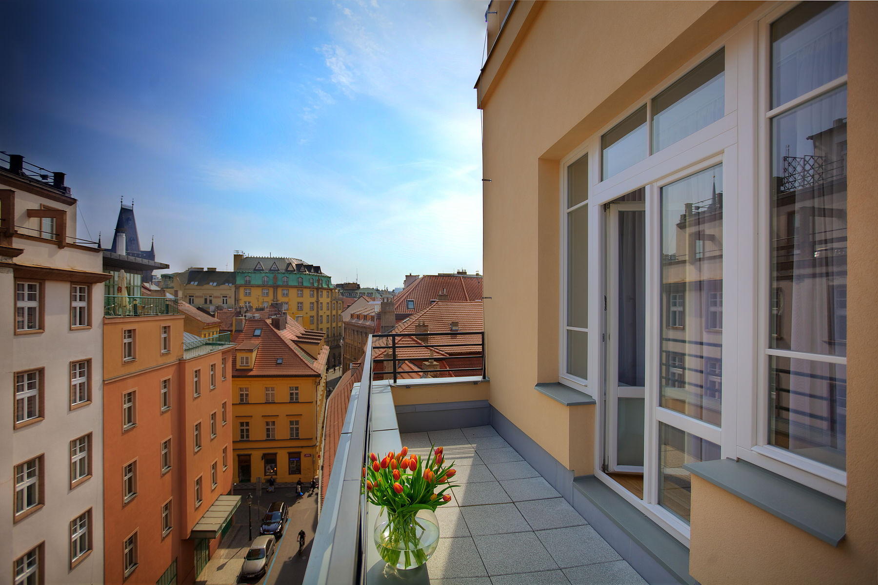 Prague balcony photo