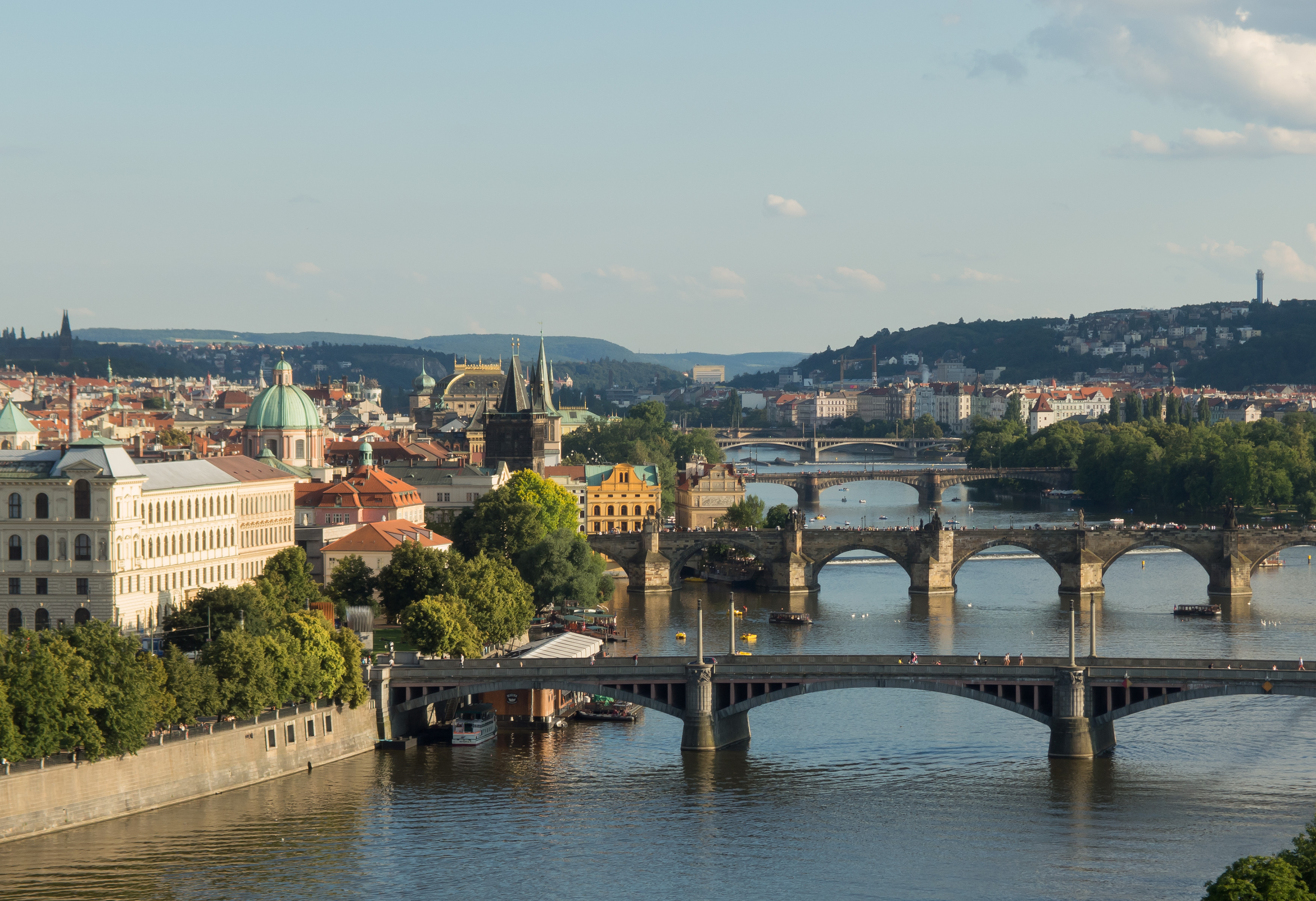Free Image: Prague Bridges | Libreshot Public Domain Photos