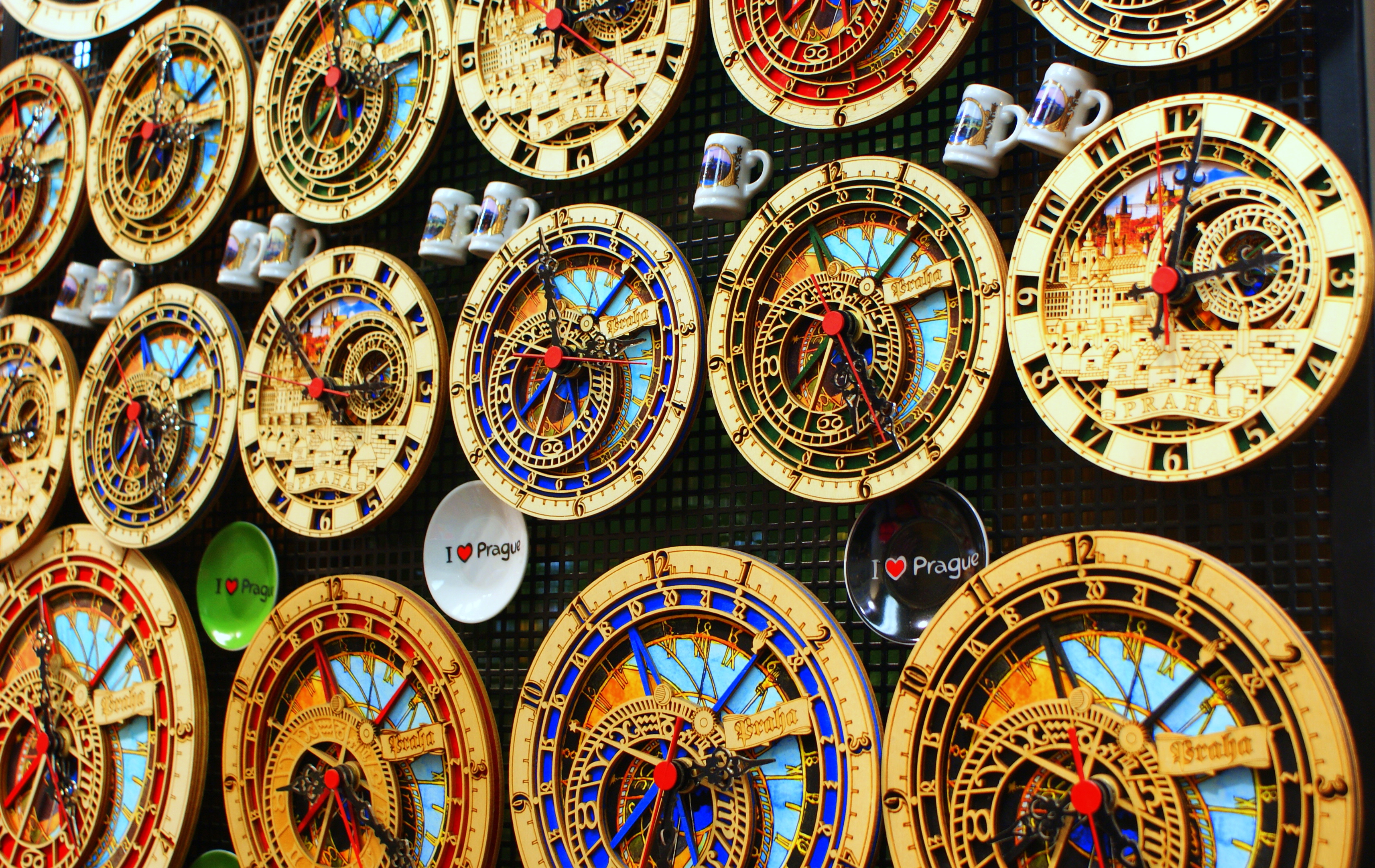 Prague clocks photo