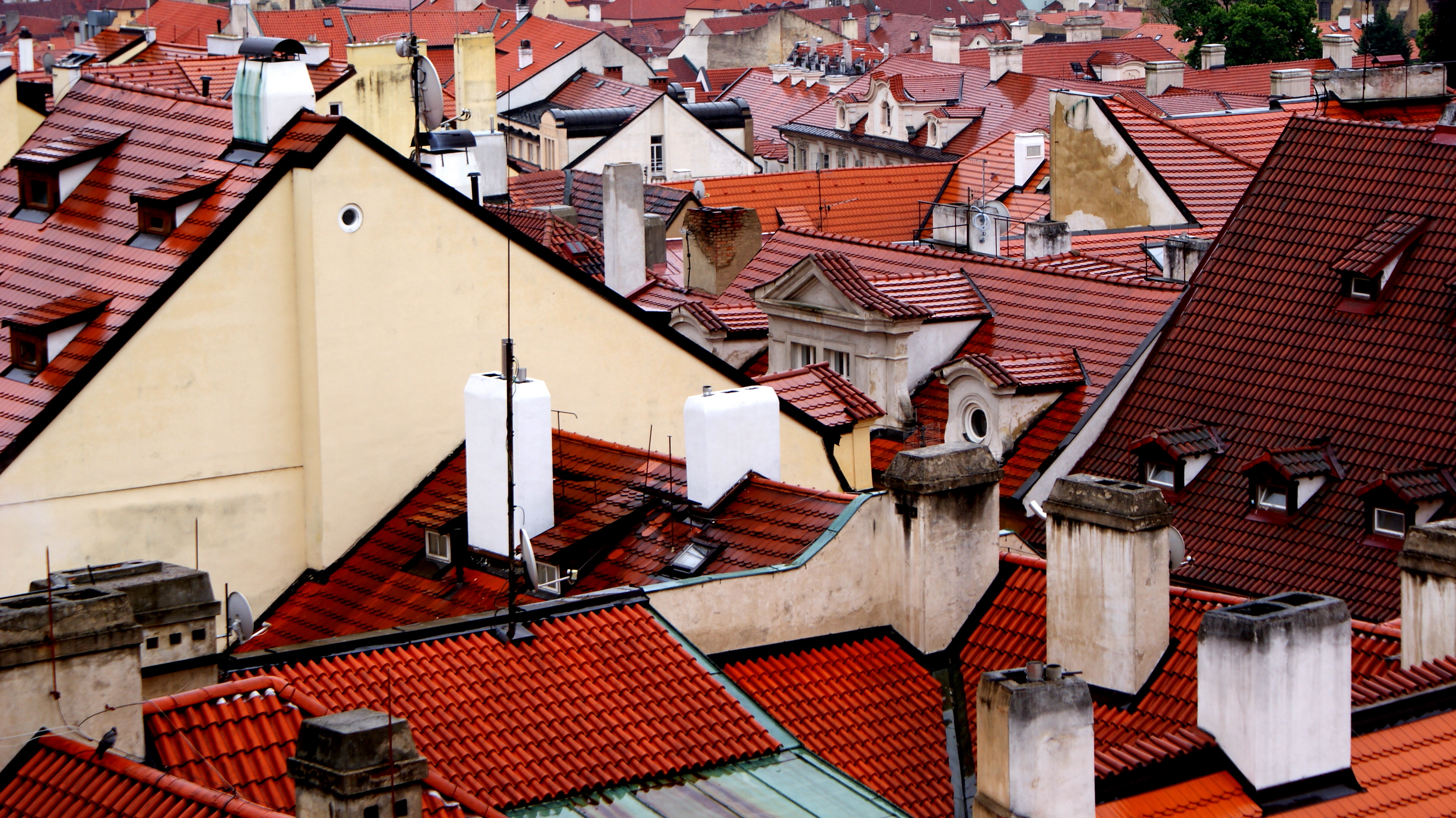 Prague roofs photo
