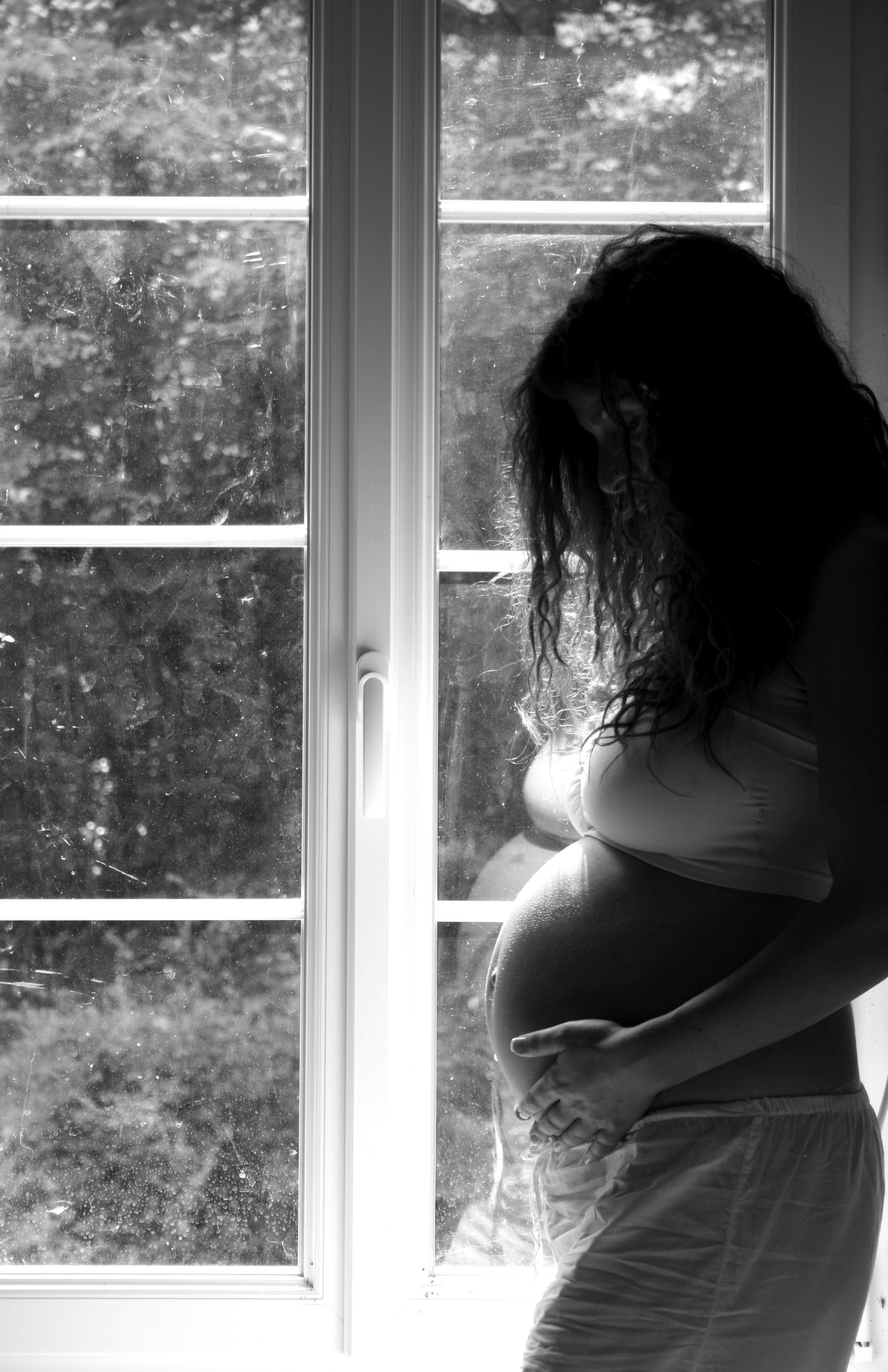 Pregnant woman, Baby, Blackwhite, People, Person, HQ Photo