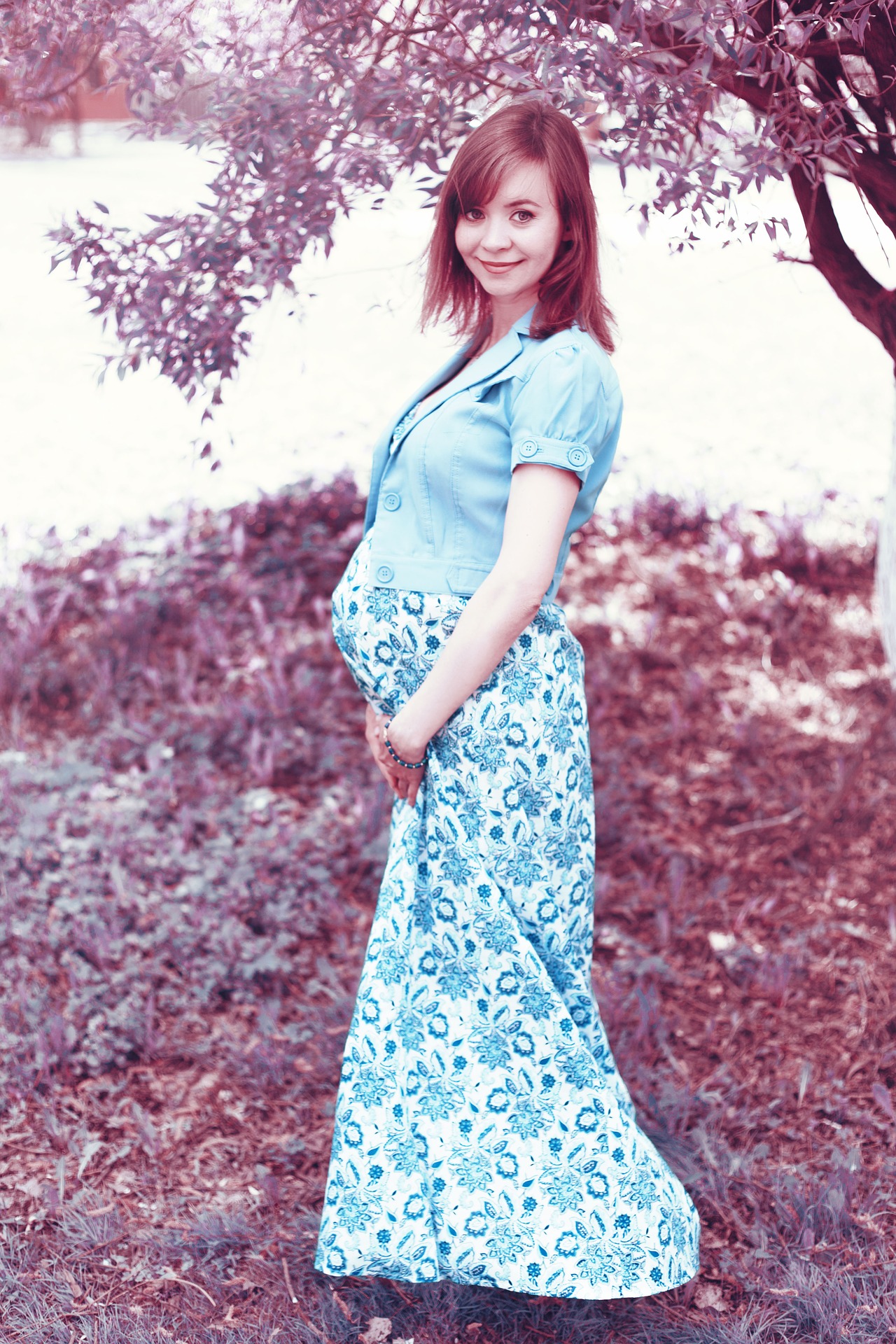 Pregnant woman photo