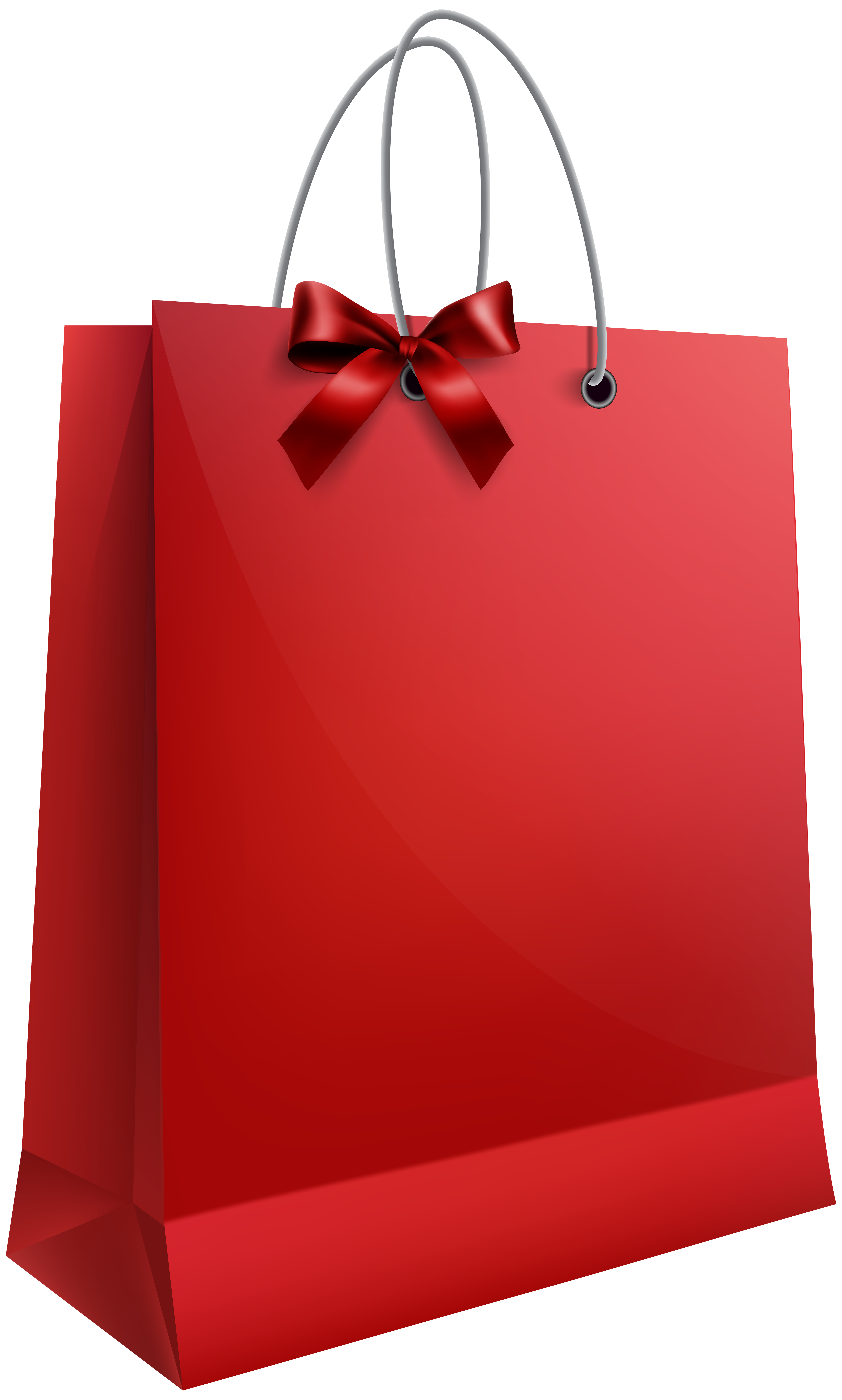 Red Gift Bag with Bow PNG Clip Art Image | Gallery Yopriceville ...