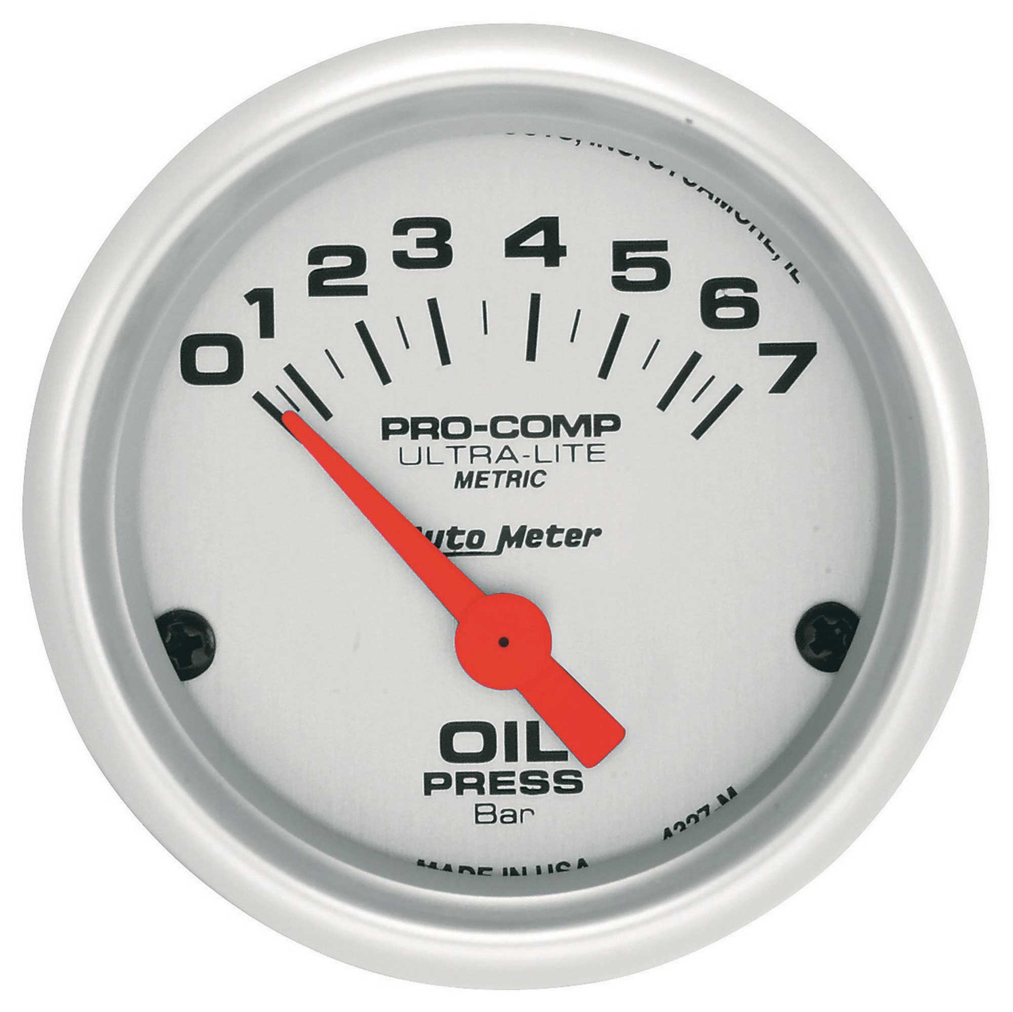 Auto Meter Oil Pressure (Bar) Pro Comp Ultra-Lite air Core Movement ...