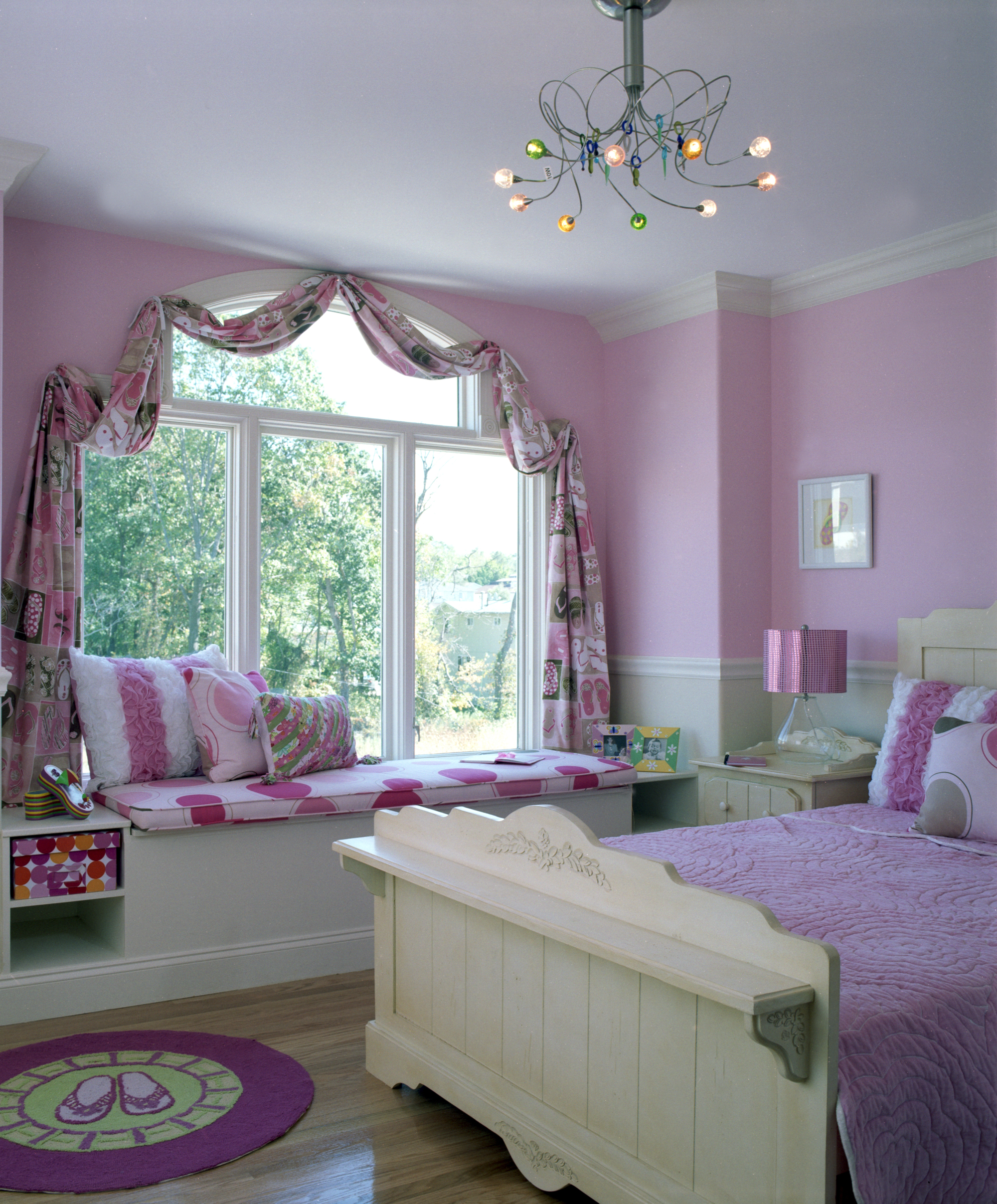 Winsome Bedroom Windows Decorating - Curtains