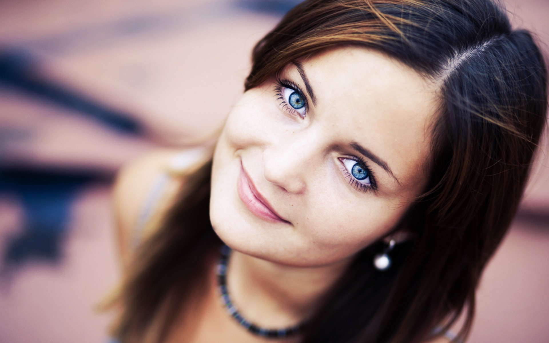 Pretty girl with blue eyes #6962910