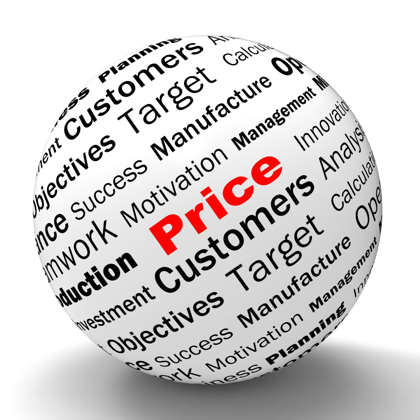 Price sphere definition means promotions and savings photo