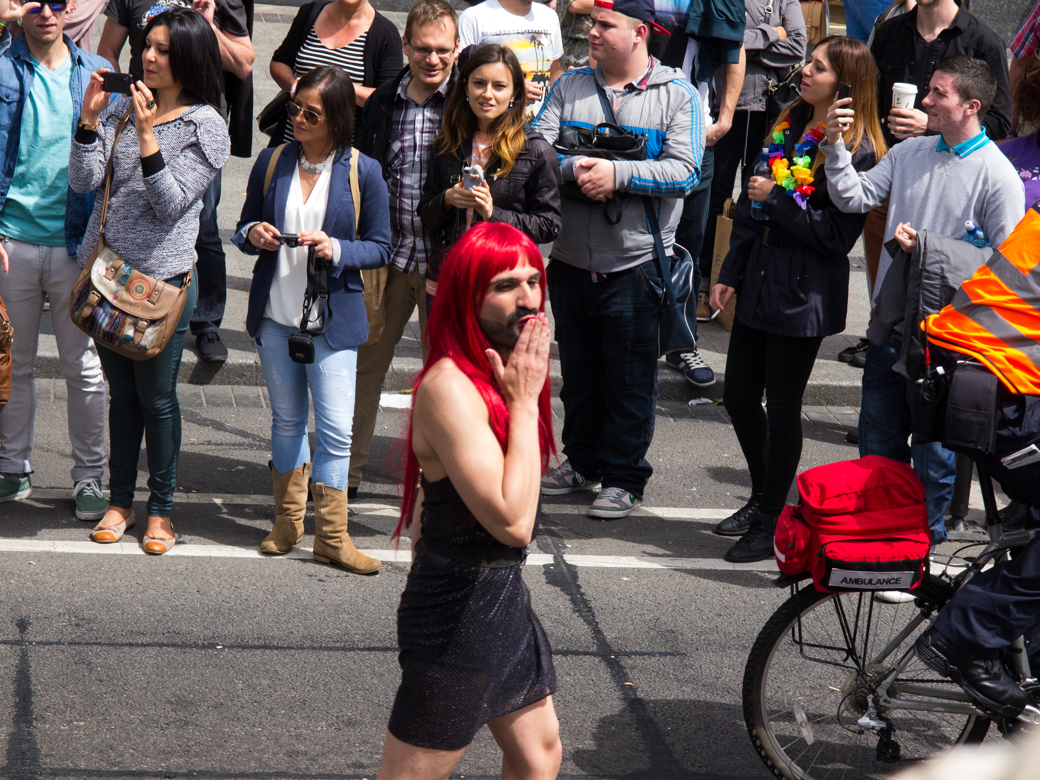 Pride on the streets of dublin 2014 photo