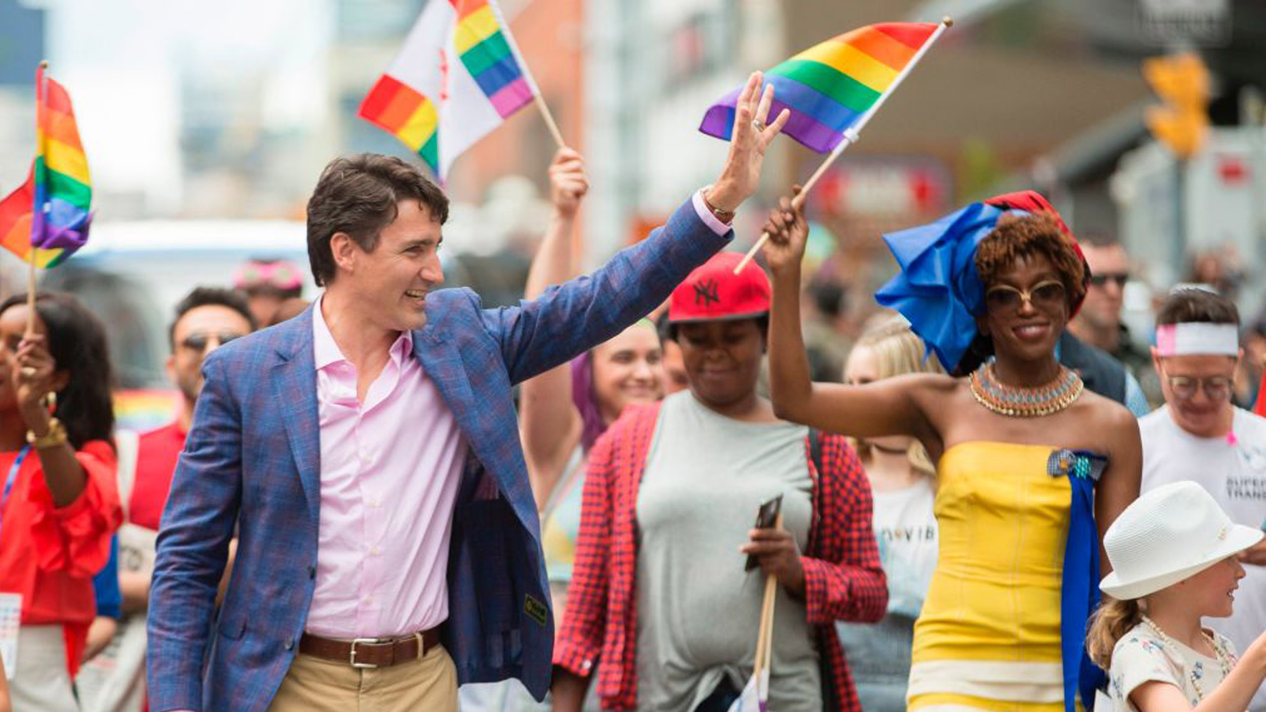 Justin Trudeau Was Perfect at Pride in Toronto—And People Are Loving It