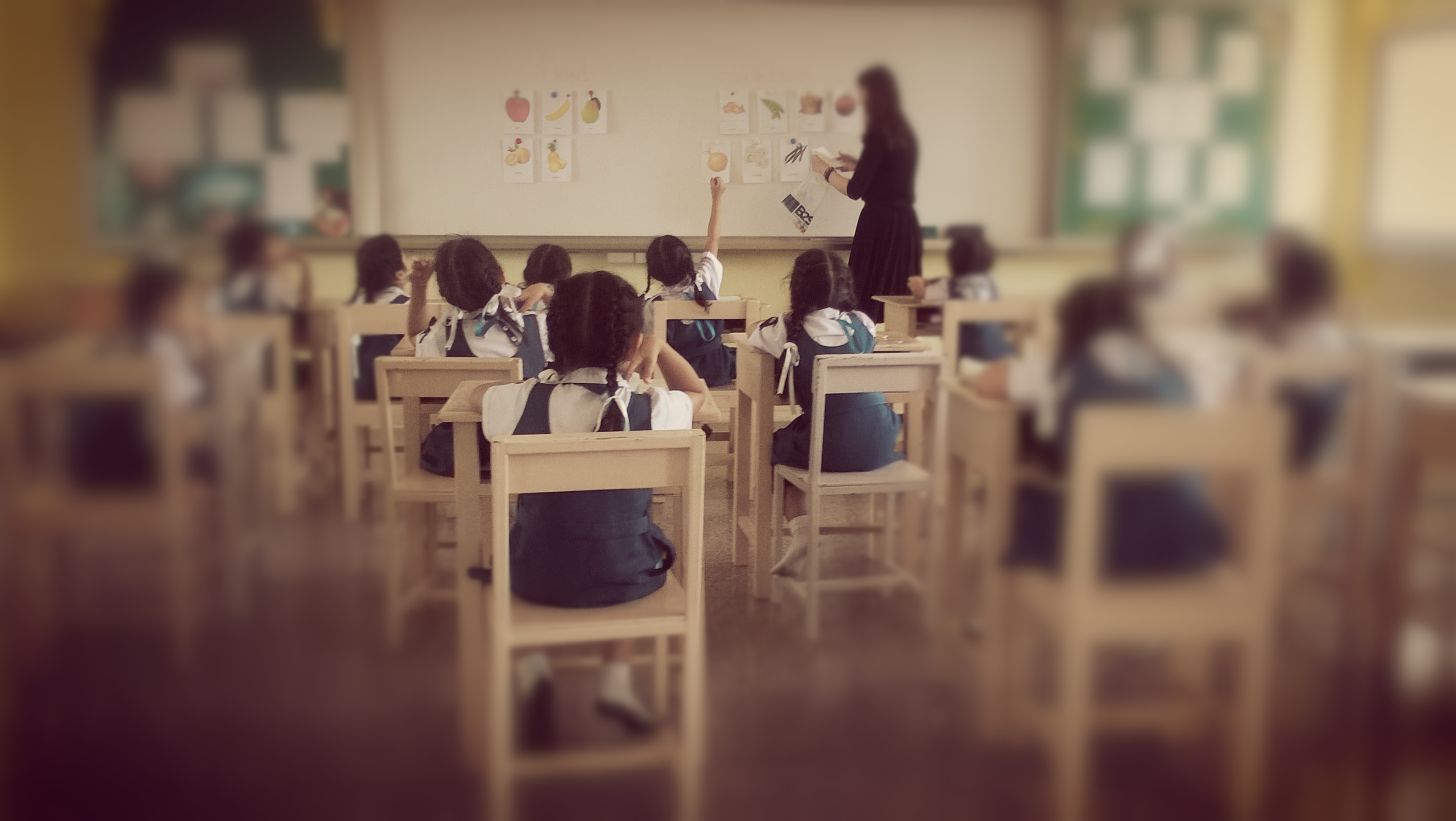 Primary school classroom photo