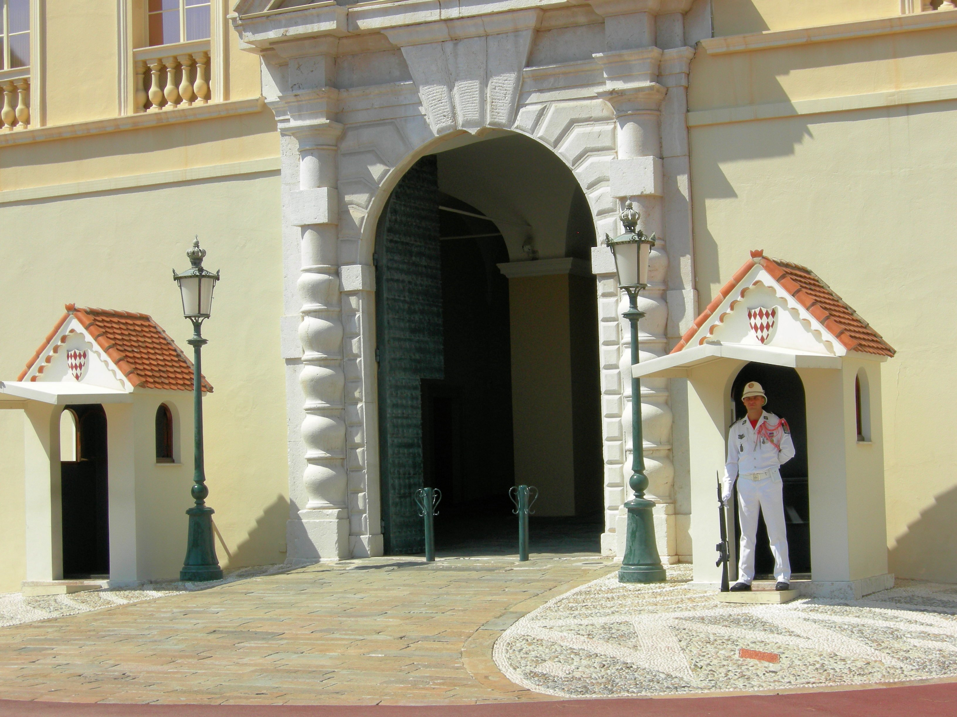 Prince's palace of monaco. guarded photo
