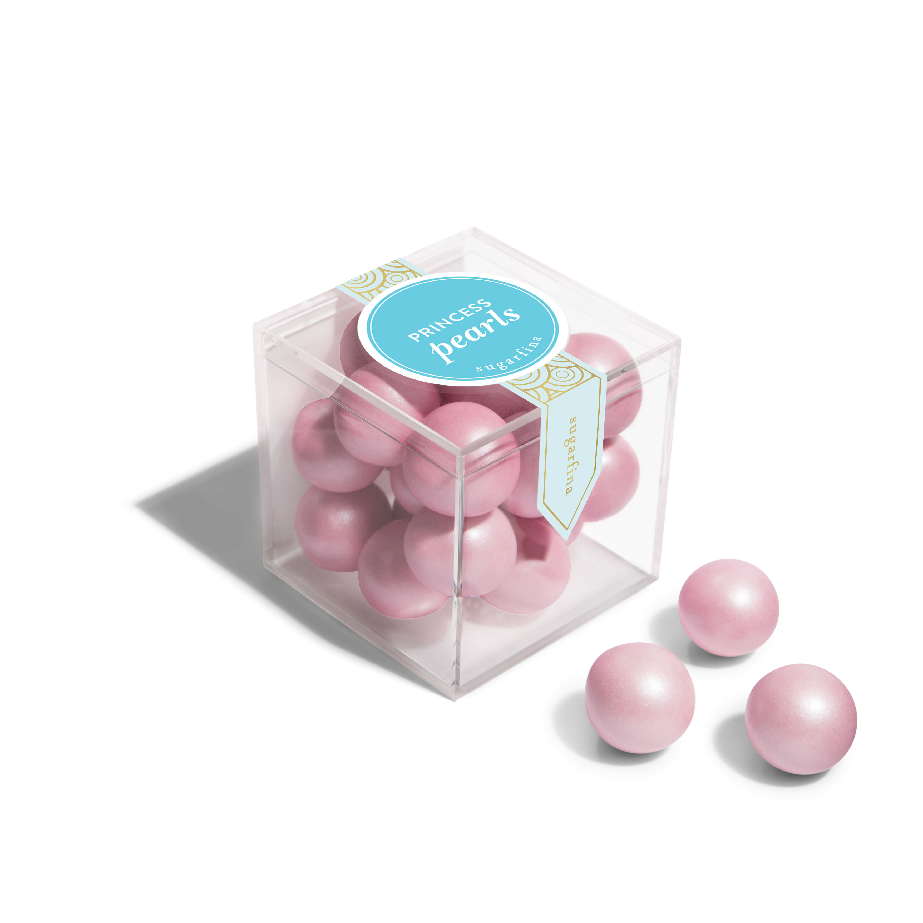 Shimmer Pink Princess Pearls - Milk Chocolate Pearls| Sugarfina | A ...