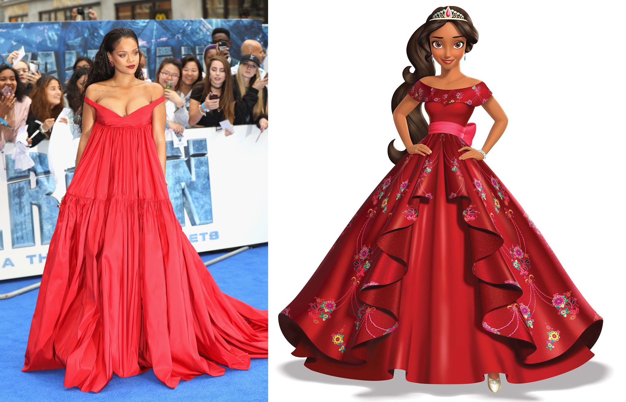 10 Times Rihanna Channeled Disney Princess Style on the Red Carpet ...