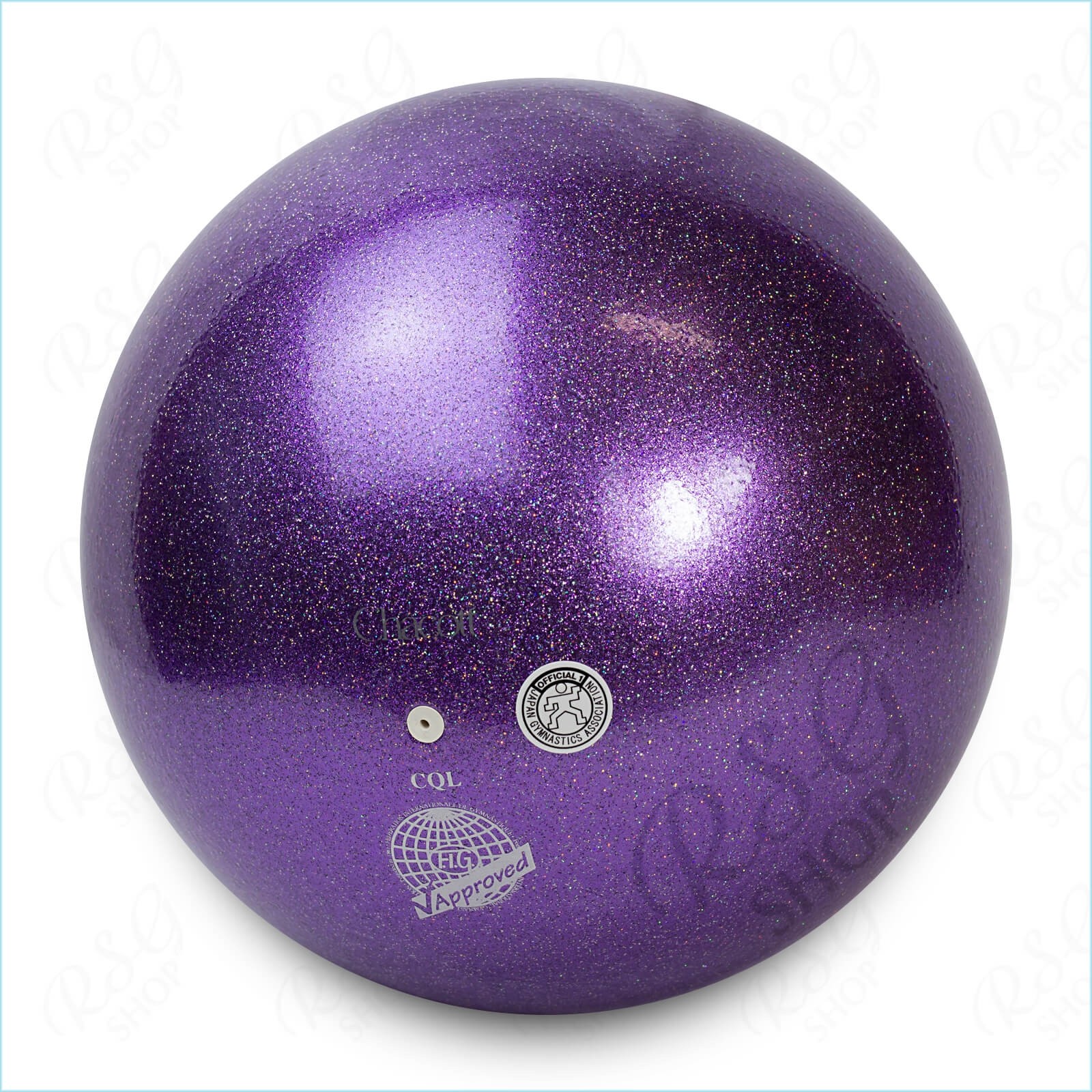 Competition ball Chacott Prism 18,5cm FIG Violet Glitter FIG