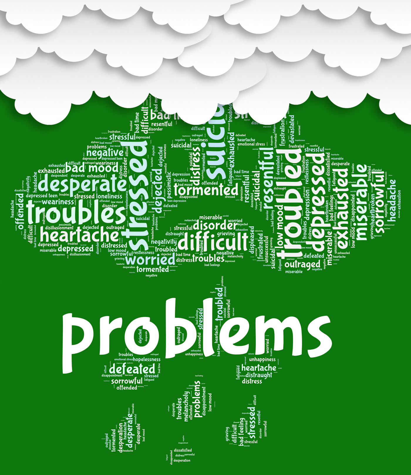 Problems Word Shows Stumbling Block And Complication, Complication, Predicament, Words, Wordclouds, HQ Photo
