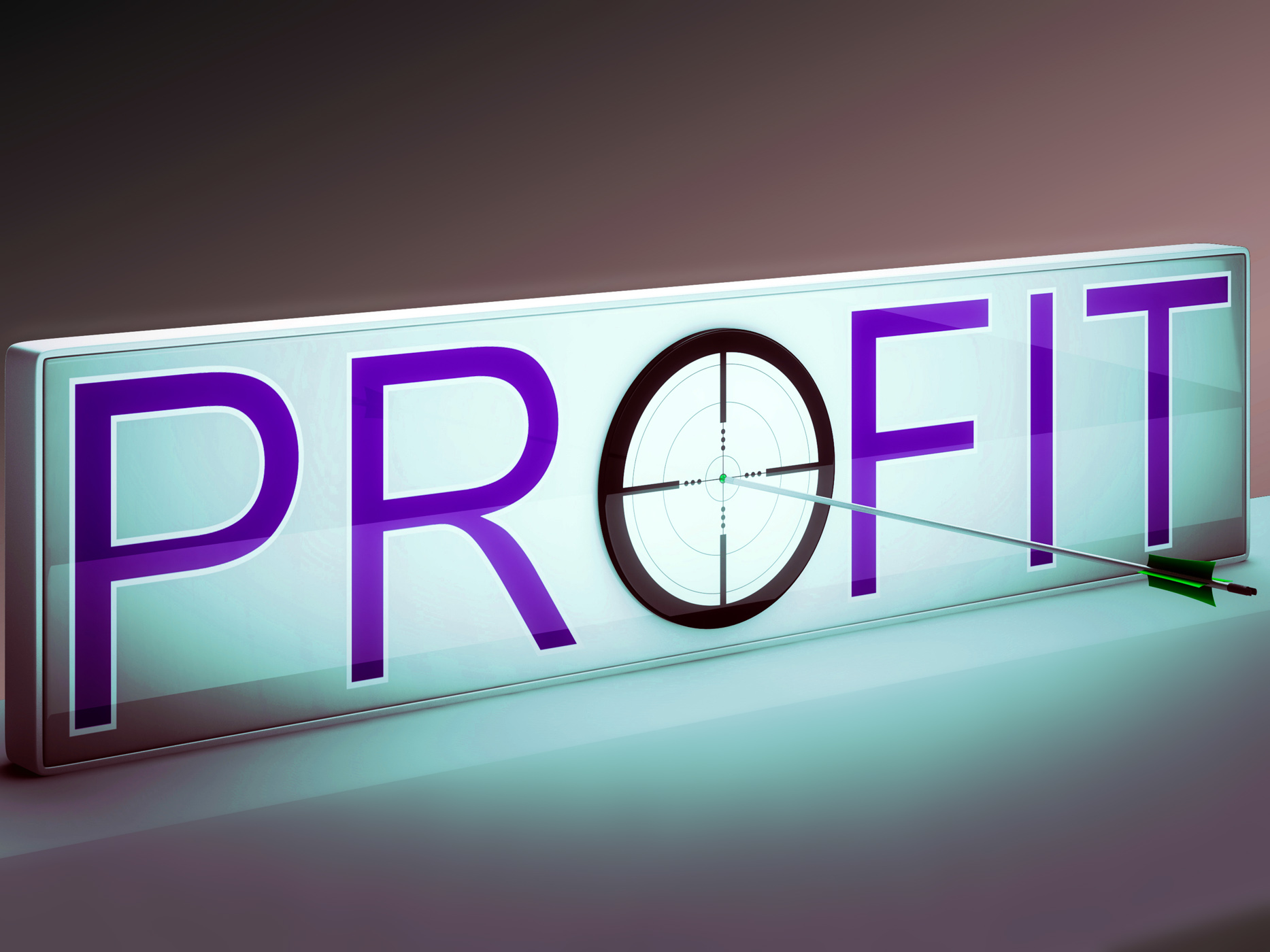 Profit target shows market and trade income photo