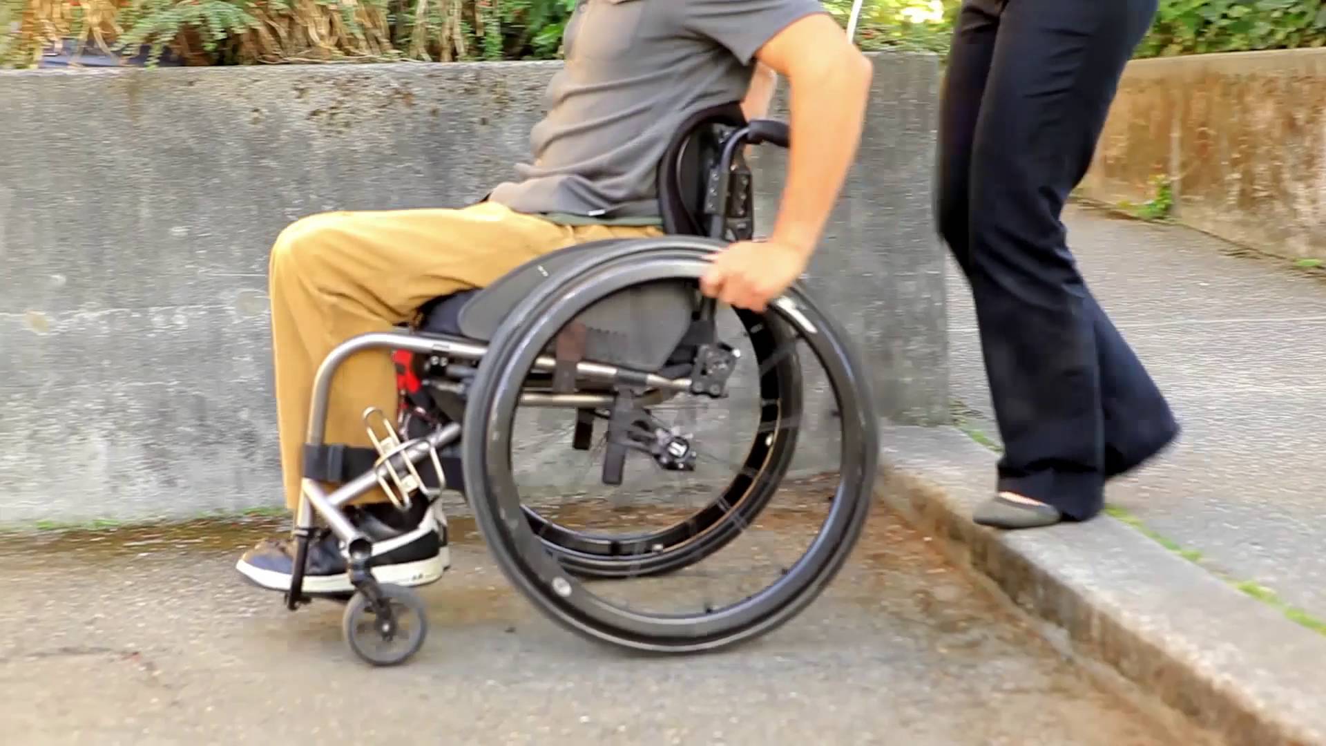 Curbs and Steps: SCI Empowerment Project Wheelchair Skills Video 11 ...