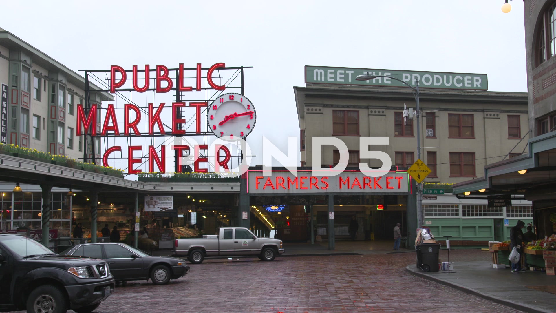 Pike Street Public Market Center ~ Hi Res Video #65255441