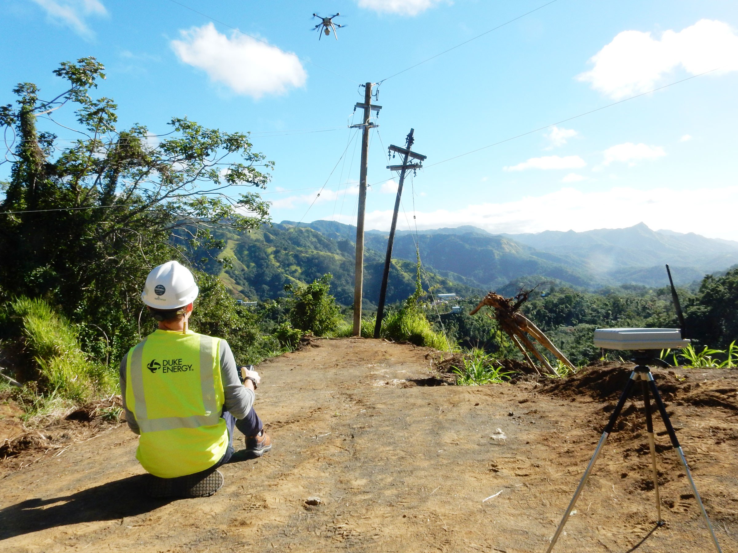 Drones Help Bring Back Electricity in Puerto Rico | WIRED