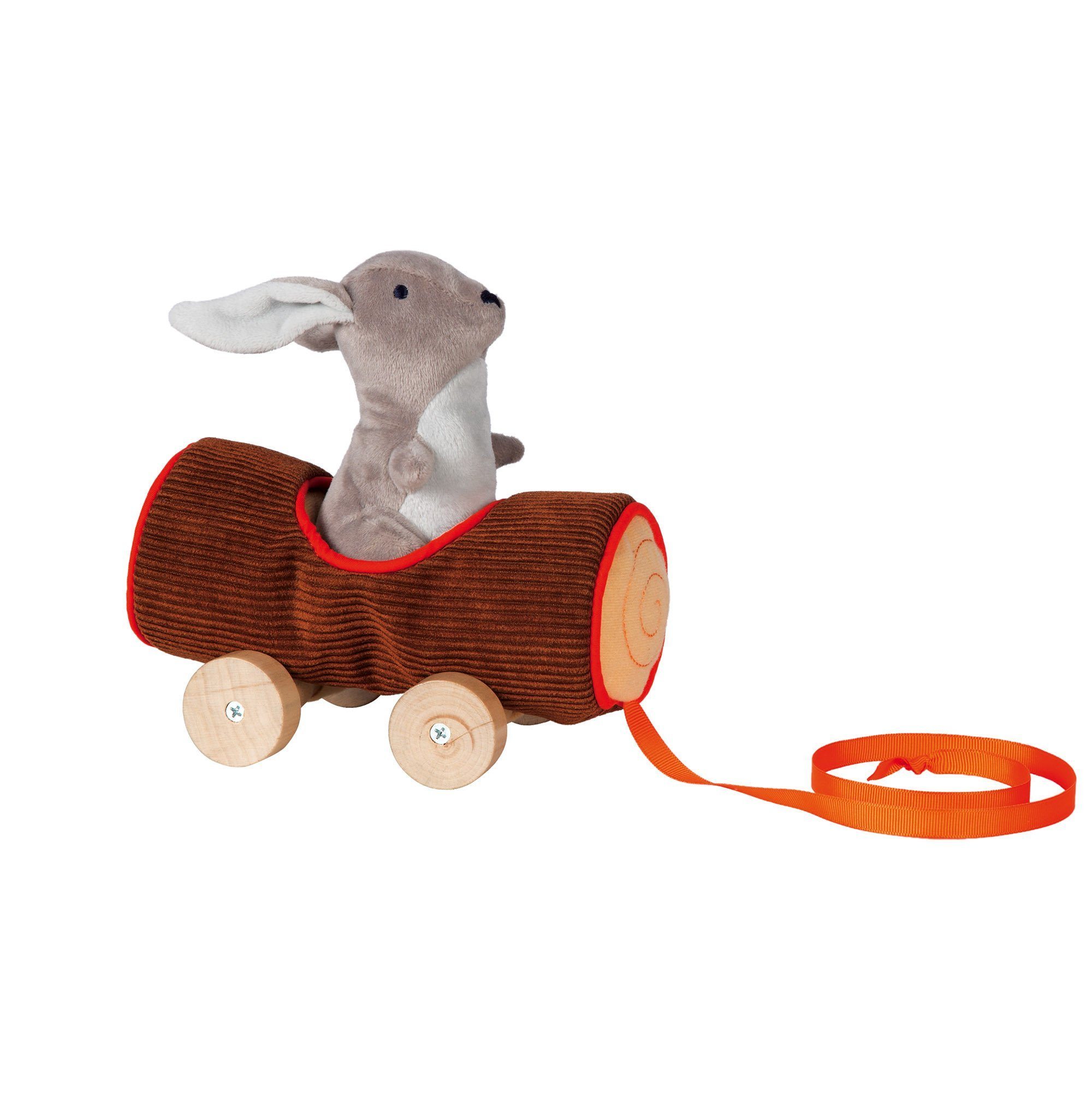 Camp Acorn Bunny Pull Toy For Toddlers by Manhattan Toy | Manhattan Toy