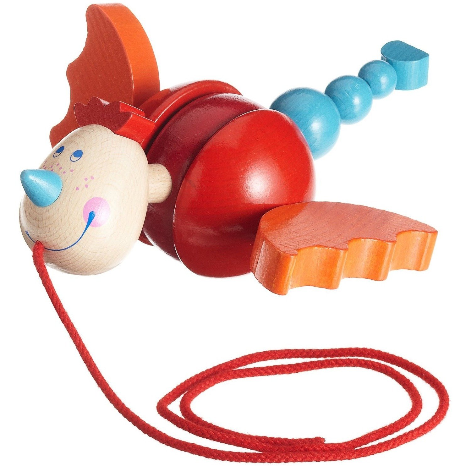 HABA Diego Dragon Pull toy | Push, Pull, and Ride-On Toys