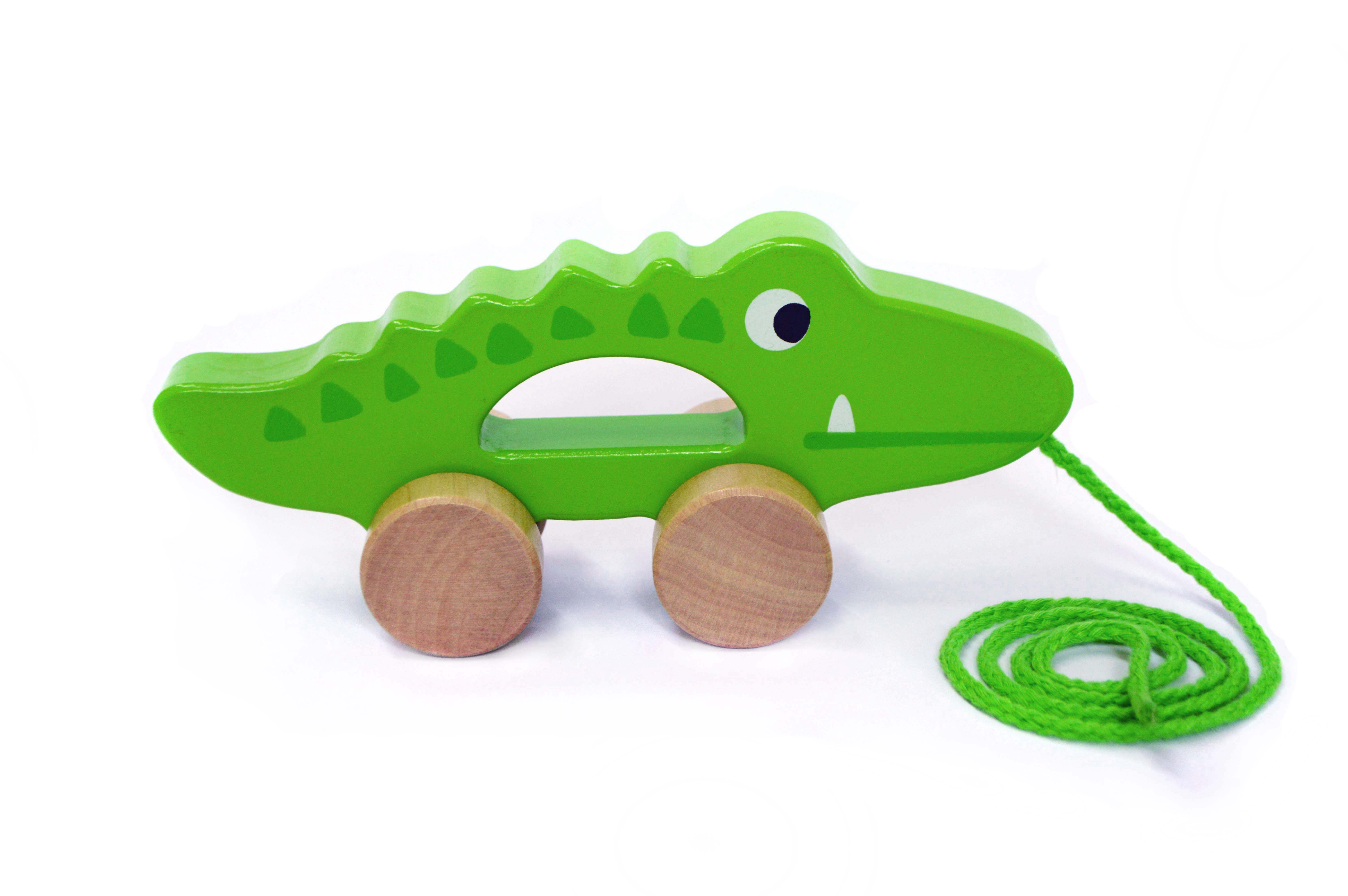 Pull Along Crocodile | Wooden Toys | Beehive Toy Factory