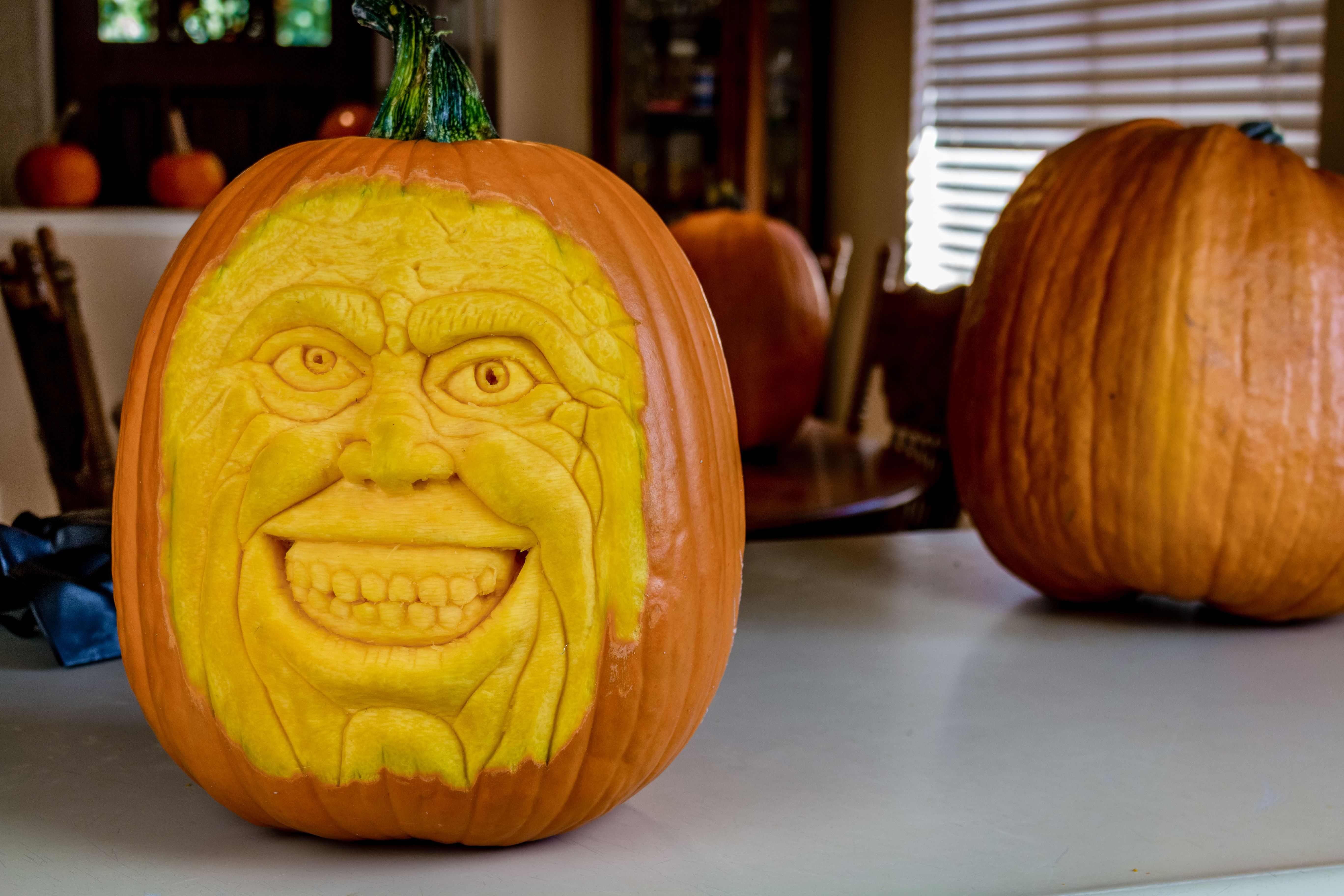 Pumpkin carving. 