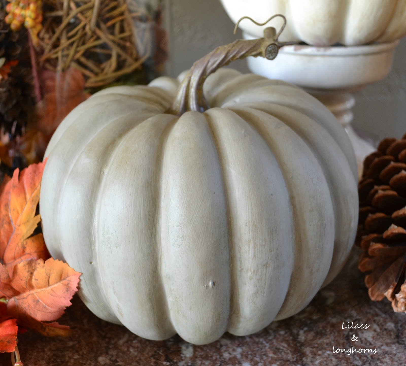 Painting Pumpkins with Chalk Paint - Lilacs and LonghornsLilacs and ...