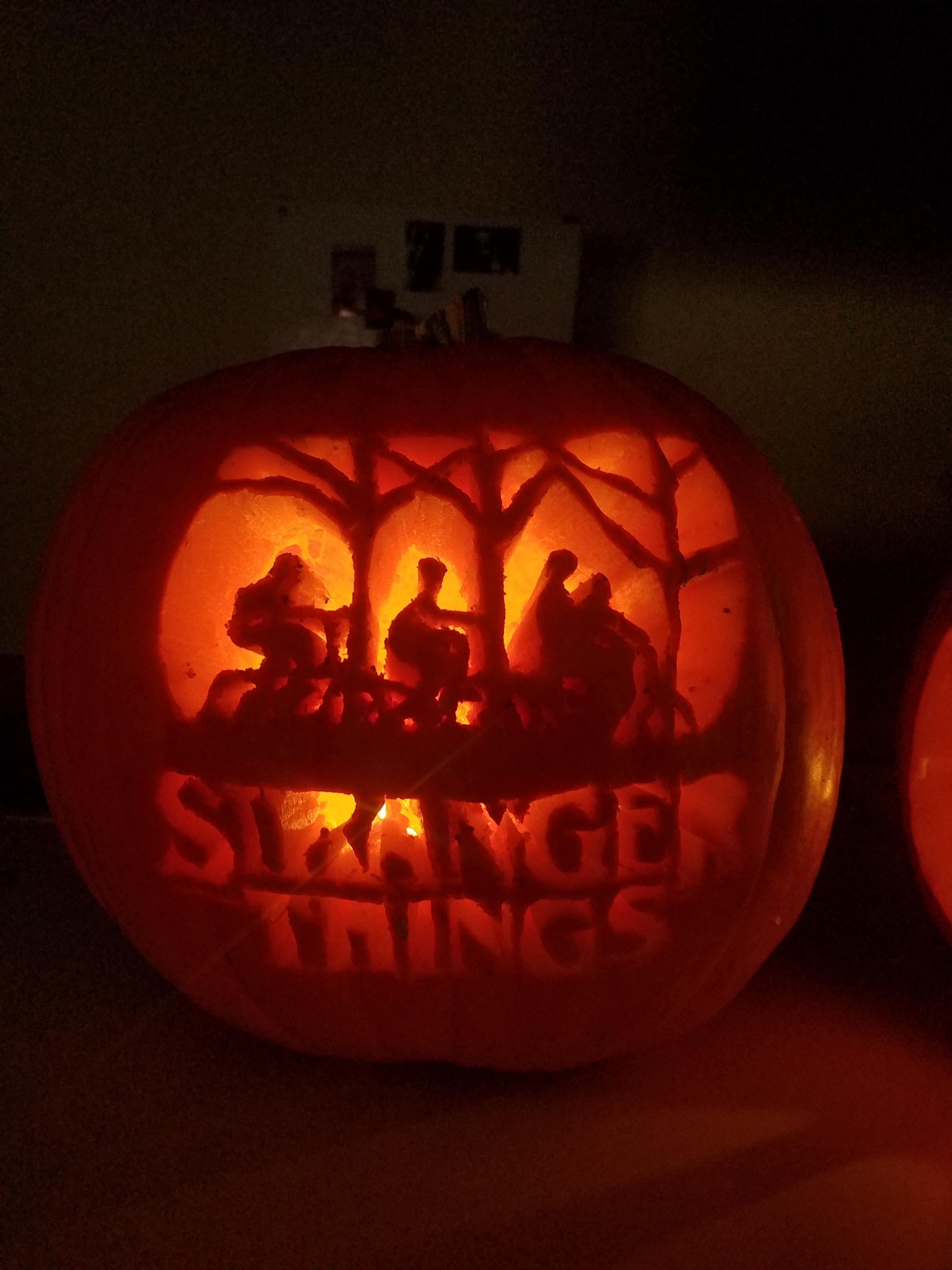 My Stranger Things Pumpkin - Imgur