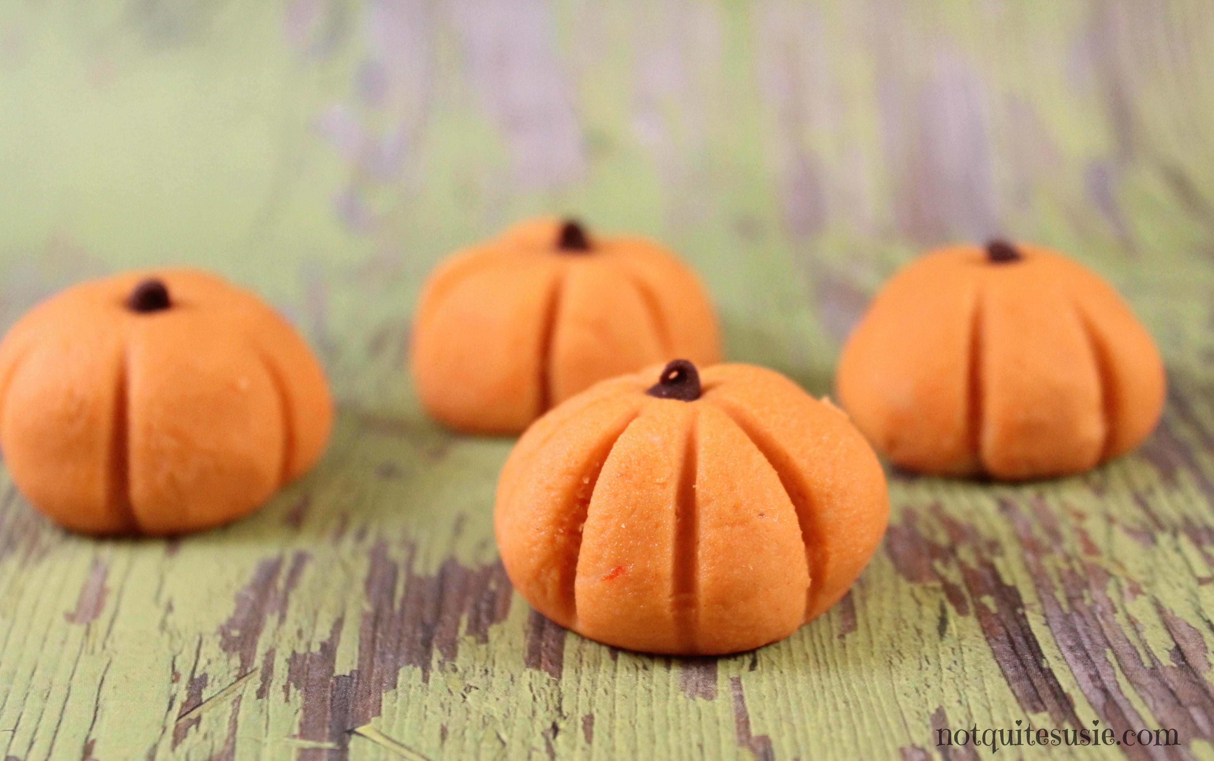 Easy Halloween Recipe: No Bake Peanut Butter Pumpkin Bites - {Not ...