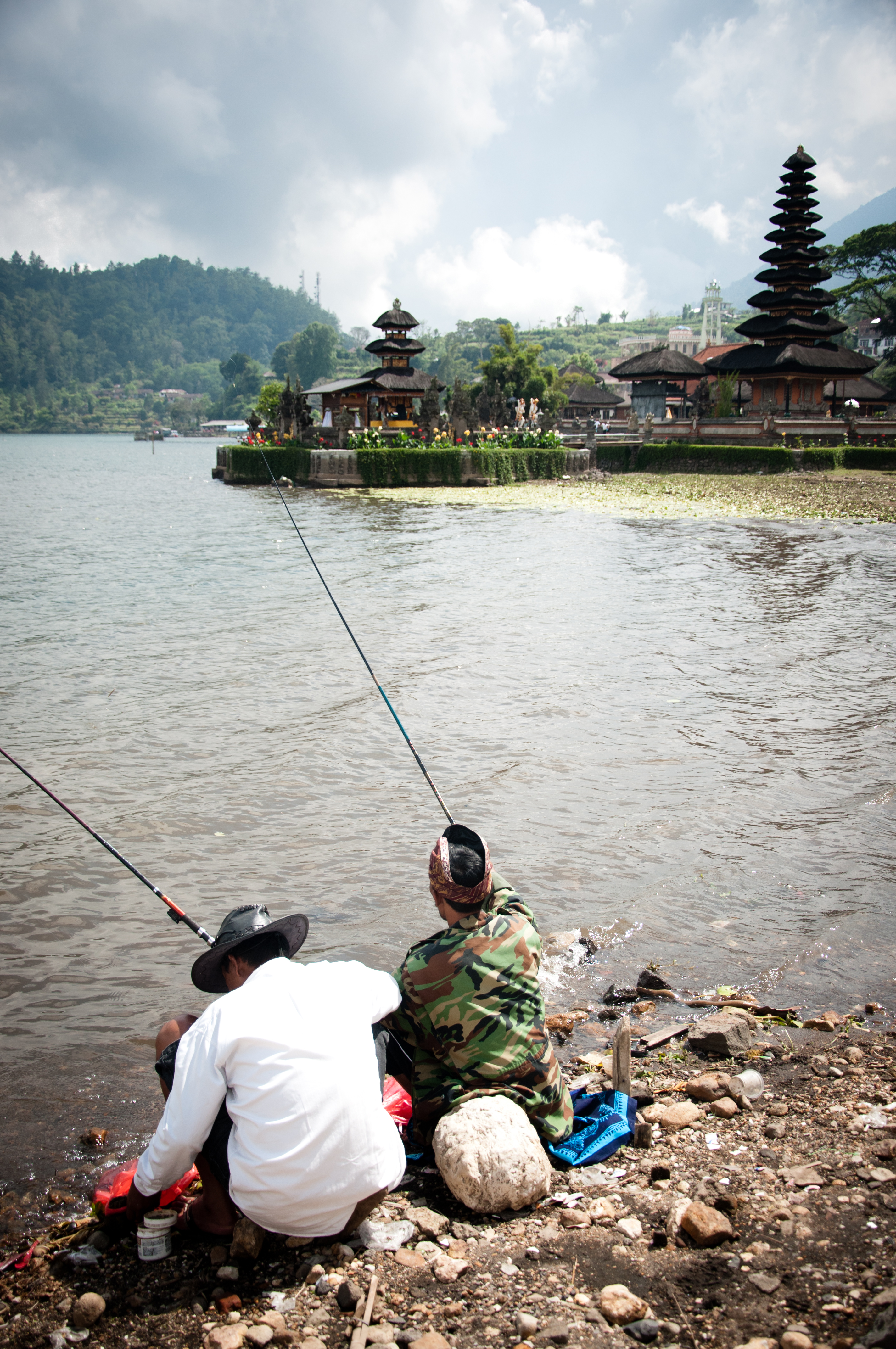 Pura ulun danu temple on a lake beratan photo