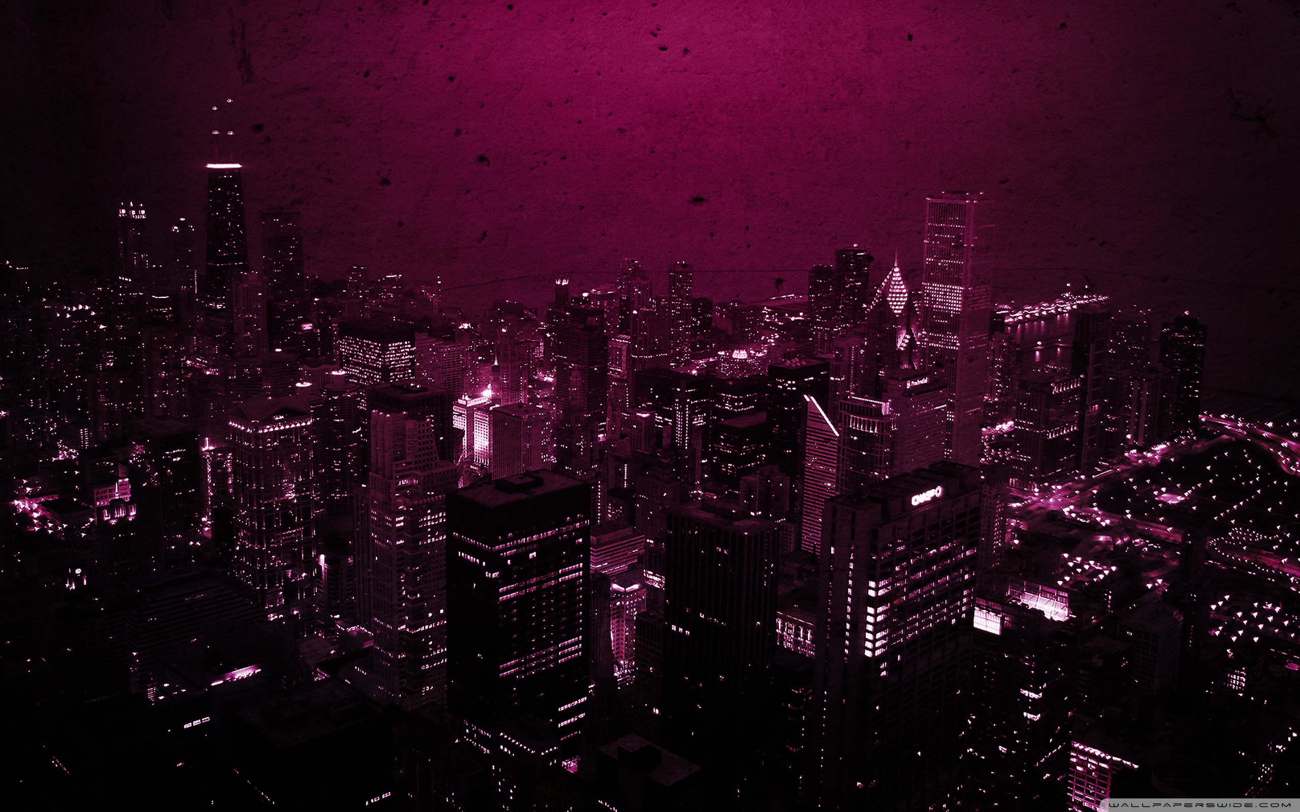 Purple City ❤ 4K HD Desktop Wallpaper for • Dual Monitor Desktops