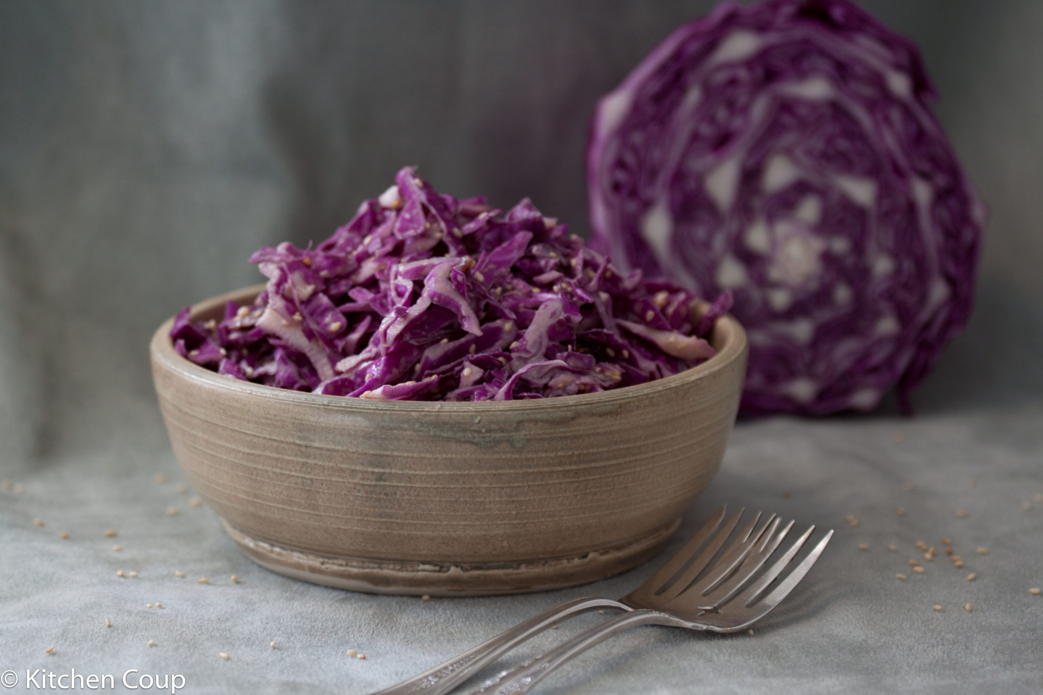 Purple Cabbage Salad - Kitchen Coup