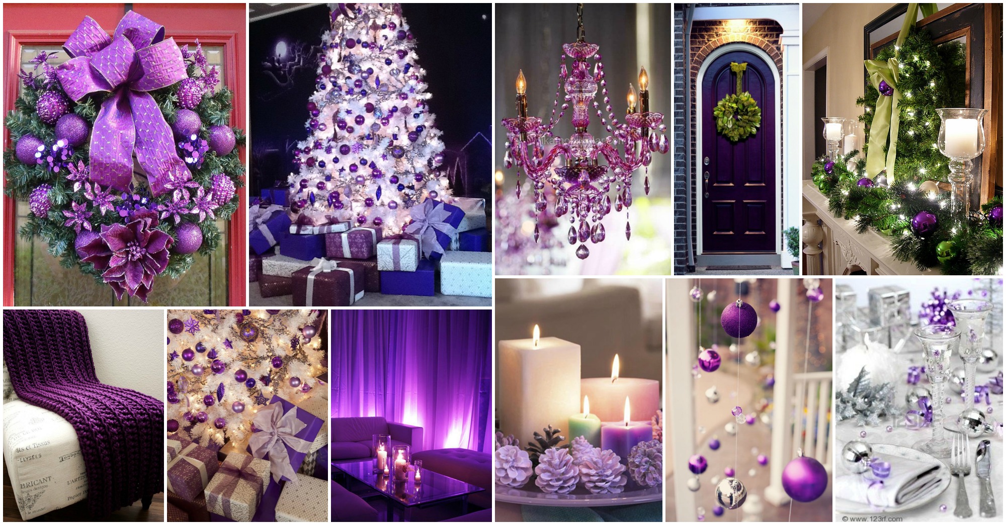Stunning Purple Christmas Decor Ideas For A Royal Celebration