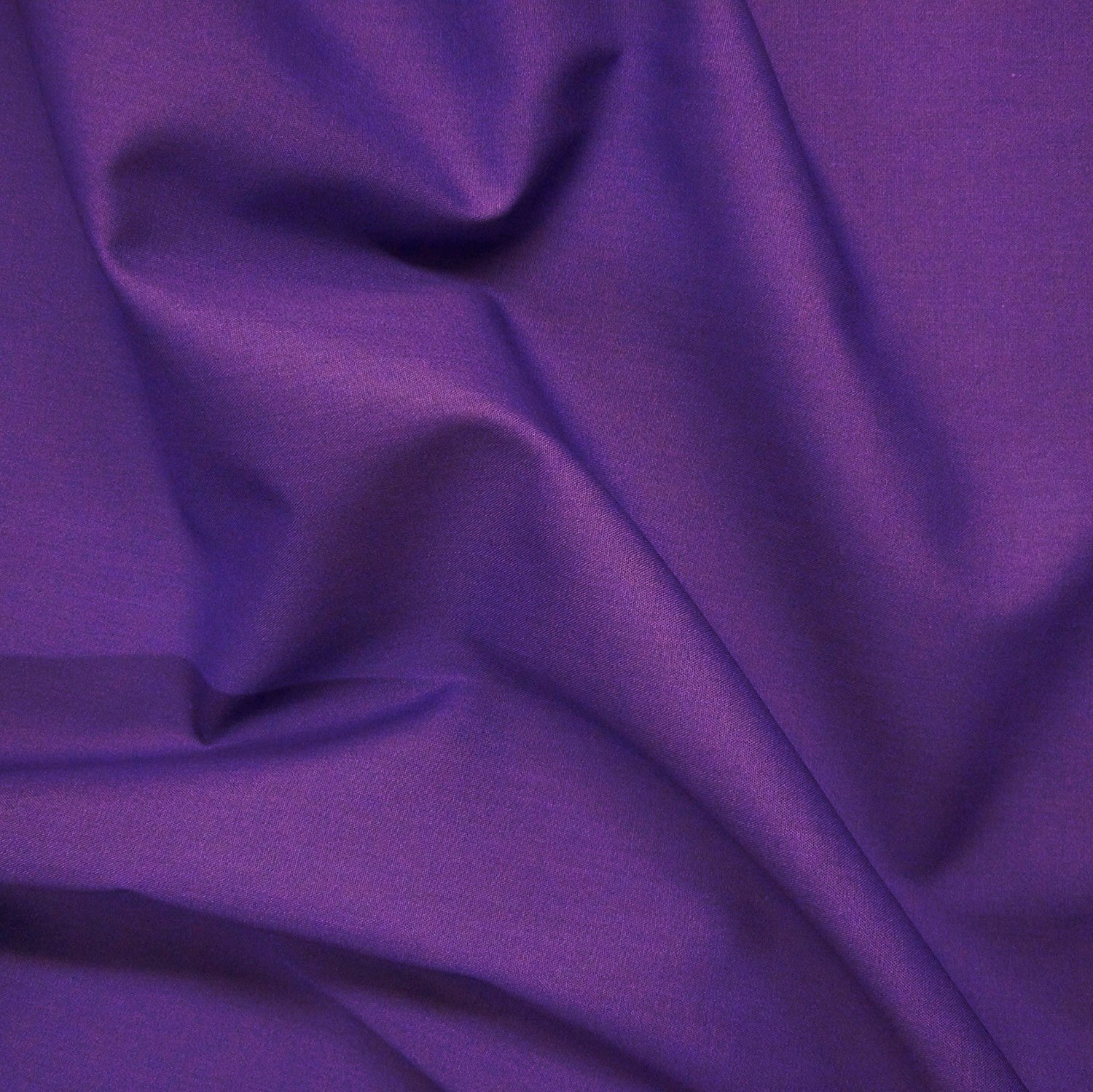 Plain Purple Polycotton Fabric (Per Metre) by Nortex Mill: Amazon.co ...