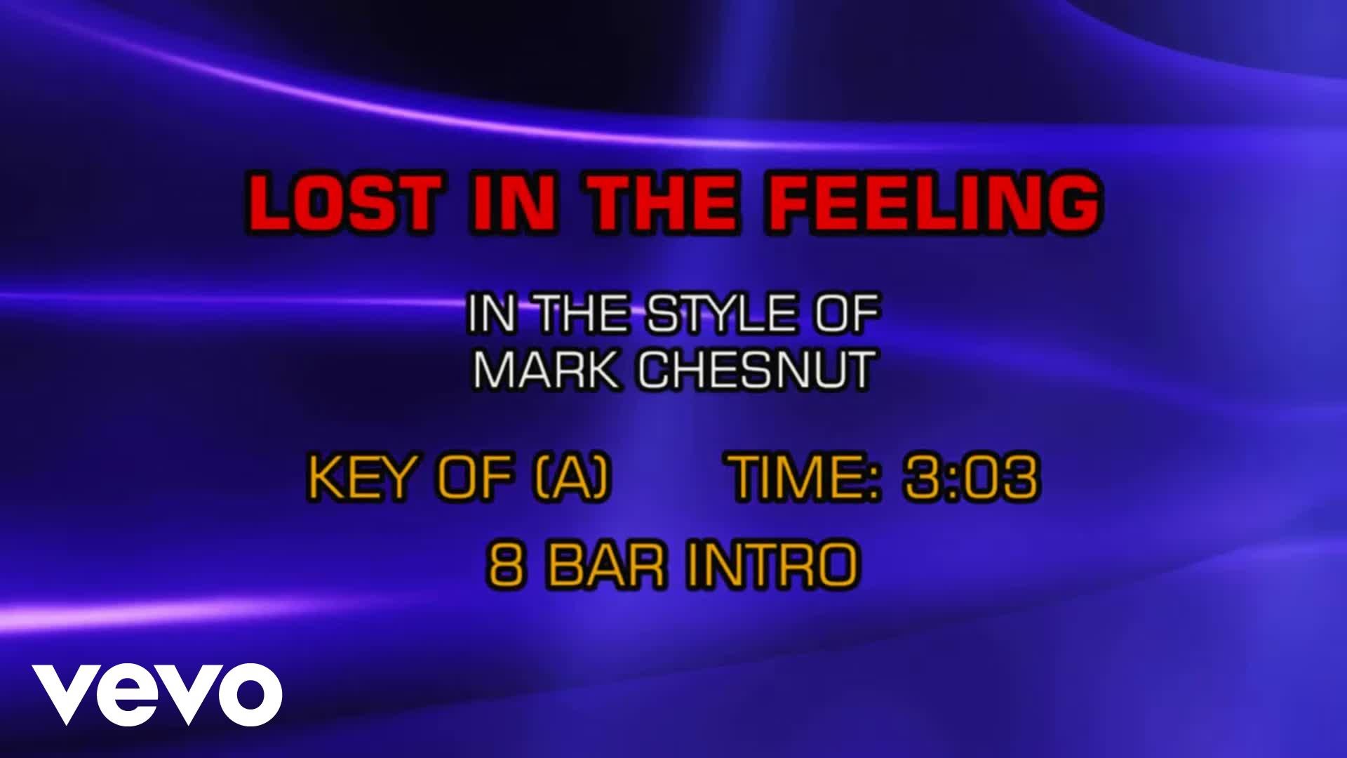 Mark Chesnutt - Lost In The Feeling (Karaoke) - YouTube