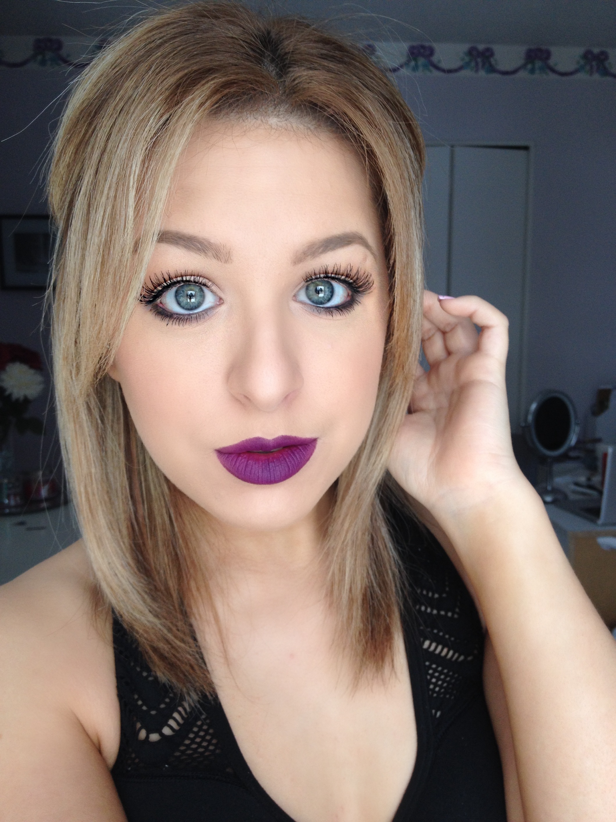 Purple Lips | Elyse Marie