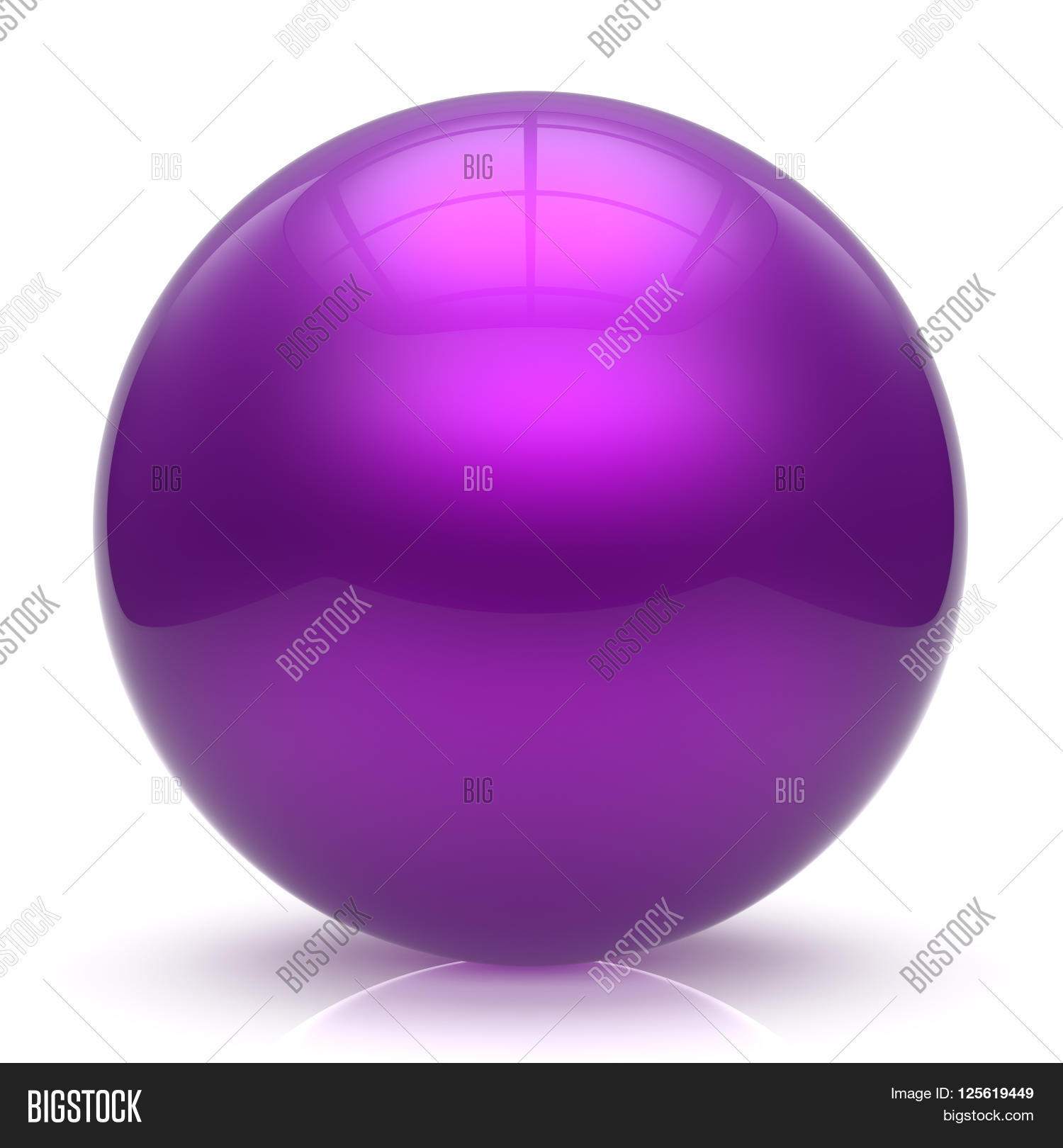 Purple Sphere Ball Balloon Button Image & Photo | Bigstock