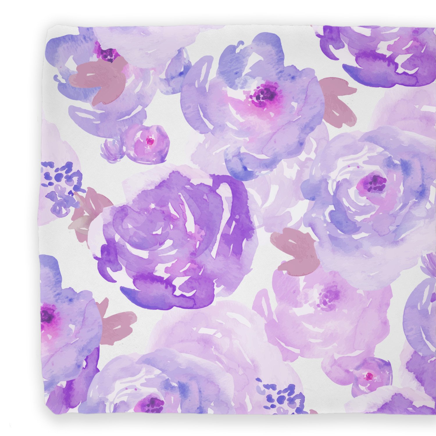 Purple Petal Party Changing Pad Cover | Caden Lane