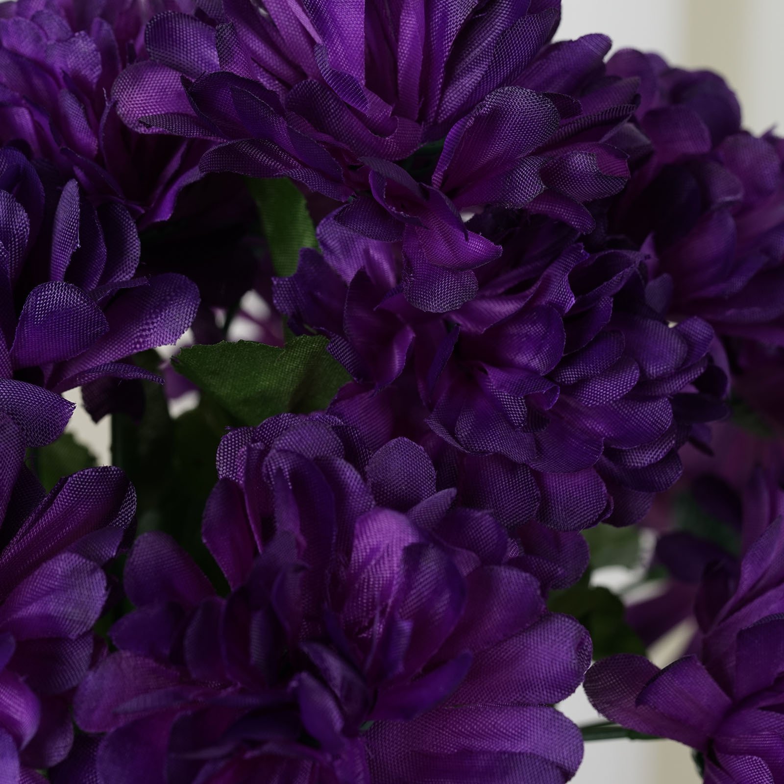 84 Artificial Purple Silk Chrysanthemum Flowers Wedding Bridal ...