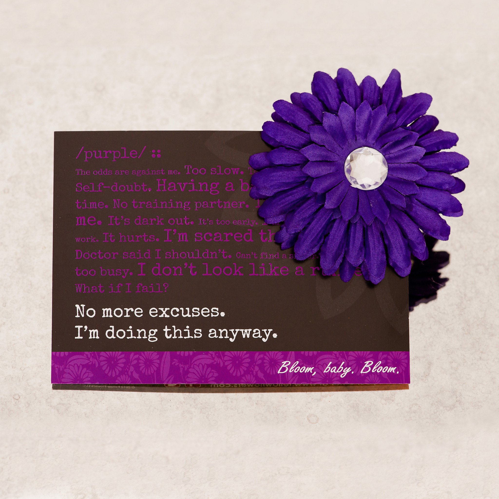 Purple/ :: No Excuses - Fellow Flowers
