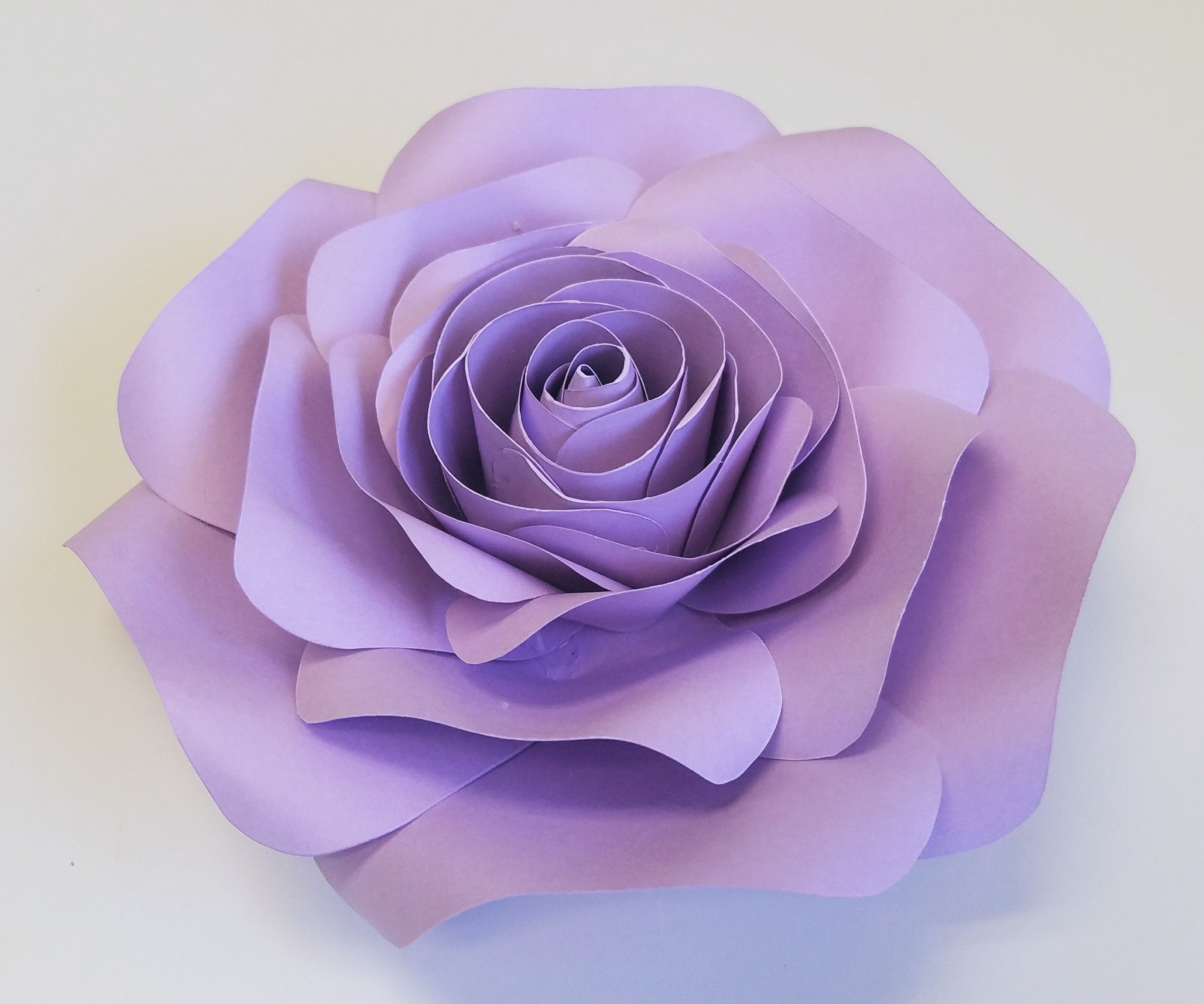 Handmade Giant Paper Flower 15 cm (6 inch) Light Purple | Flowers ...