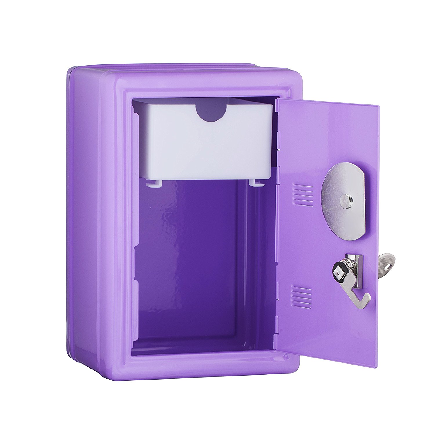 Kids Safe Bank, Made of Metal, with Key and Combination Lock ...